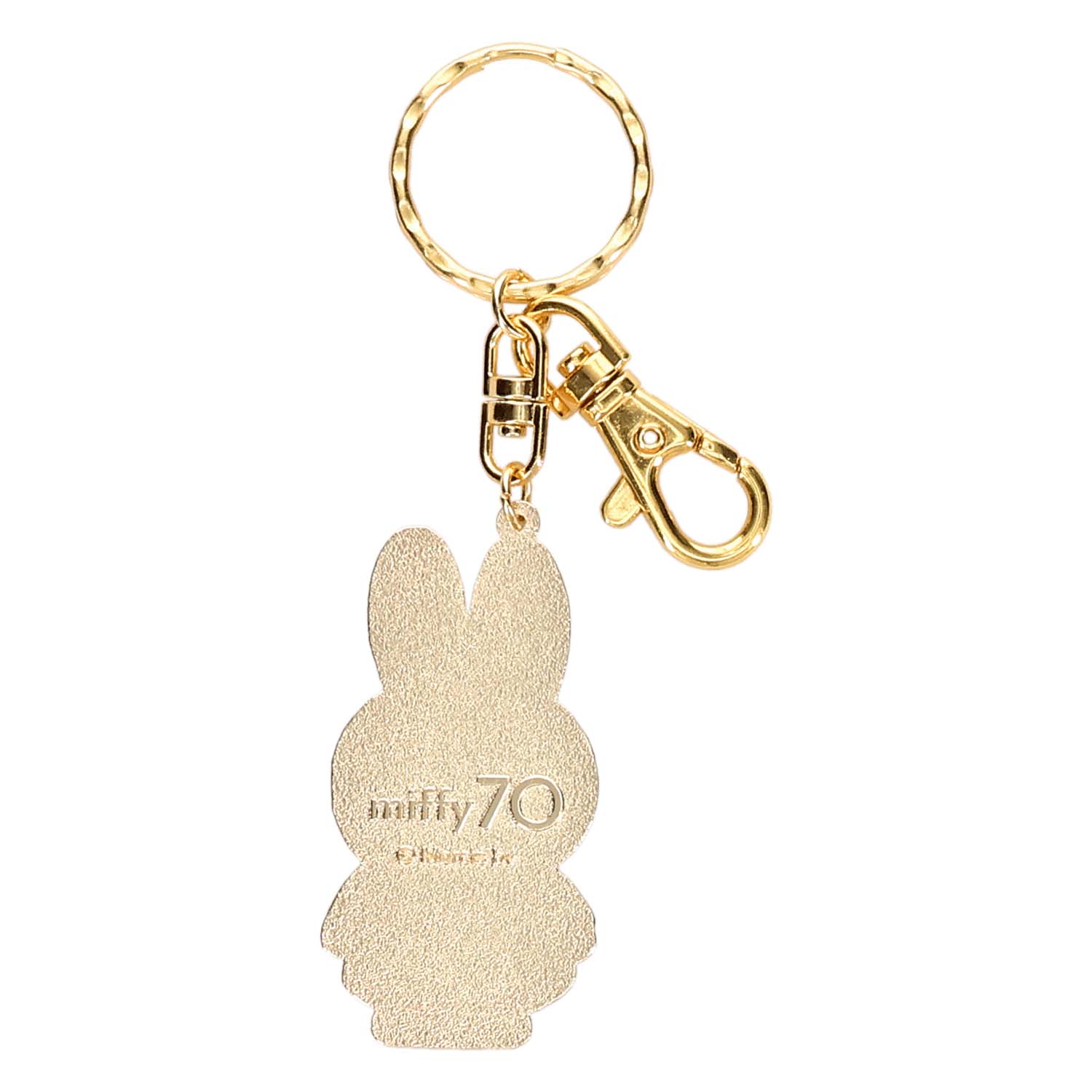 ミッフィー GOLDキーホルダー miffy ドット - 画像2