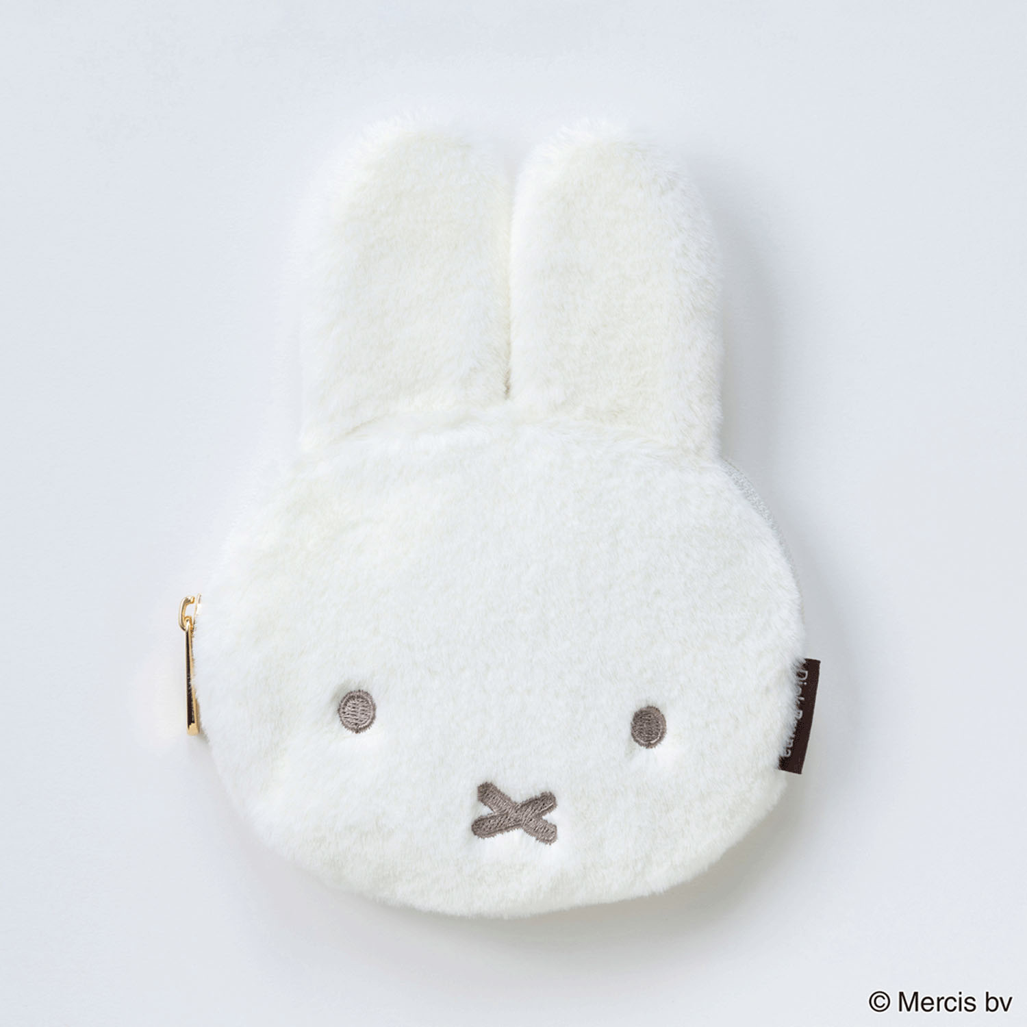 BRUNA FACE FUR ダイカットポーチ ホワイト