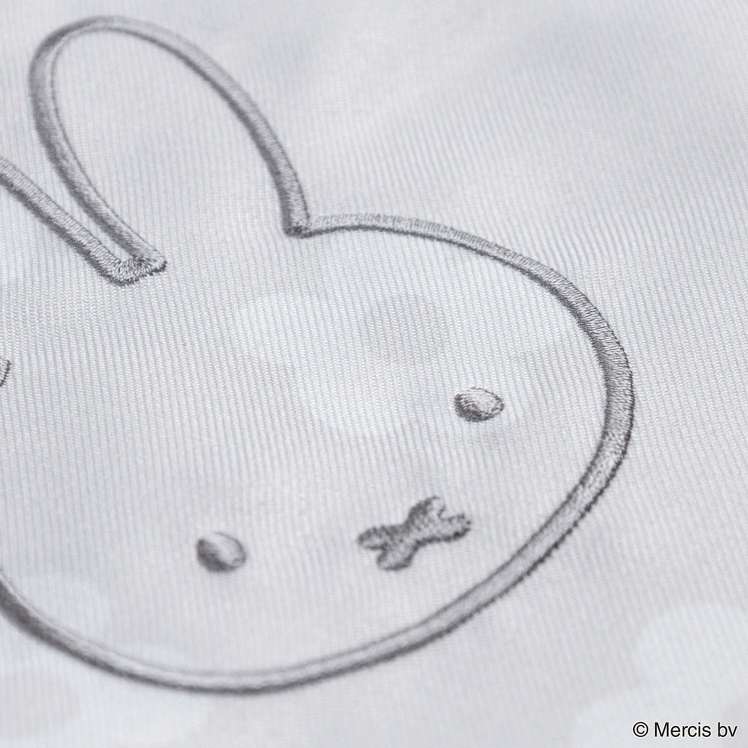 MIFFY FLOWER 巾着 グレー ミッフィー - 画像5