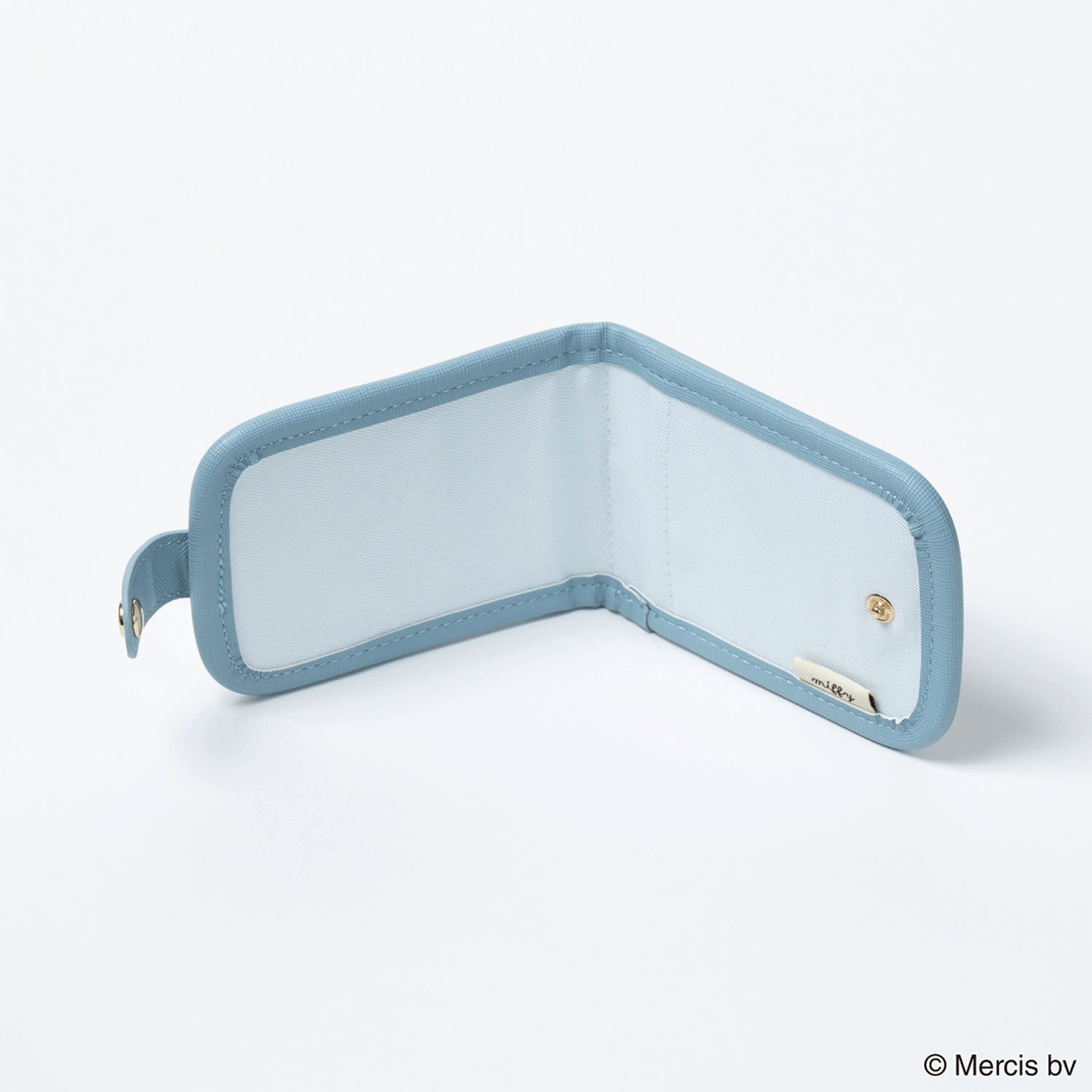 BRUNA BOA APPLIQUE パスケース ブルー - 画像3