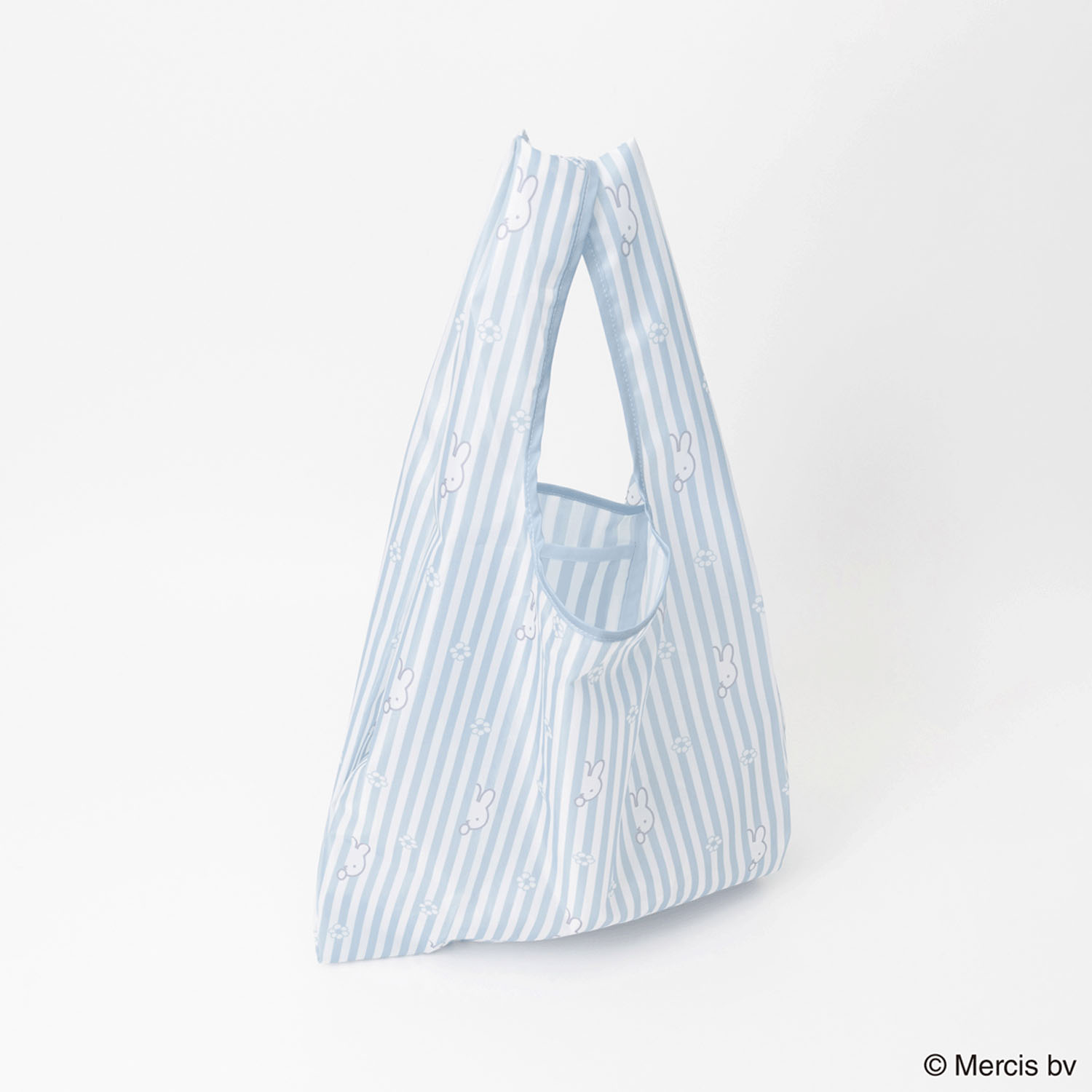MIFFY STRIIPE ショッピングバッグS ブルー - 画像2