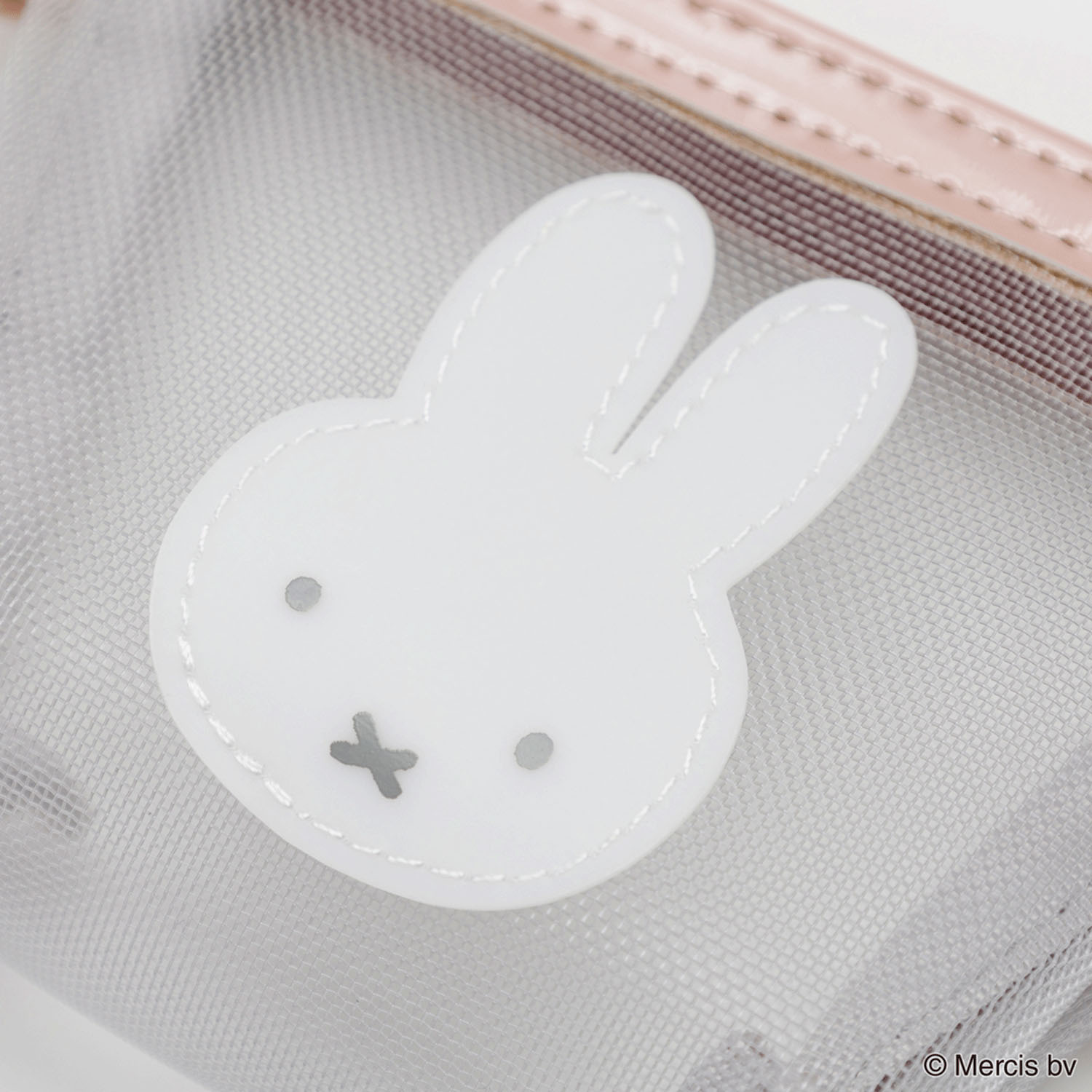 BRUNA BICOLOR MESH マイクロ台形ポーチ グレー - 画像3