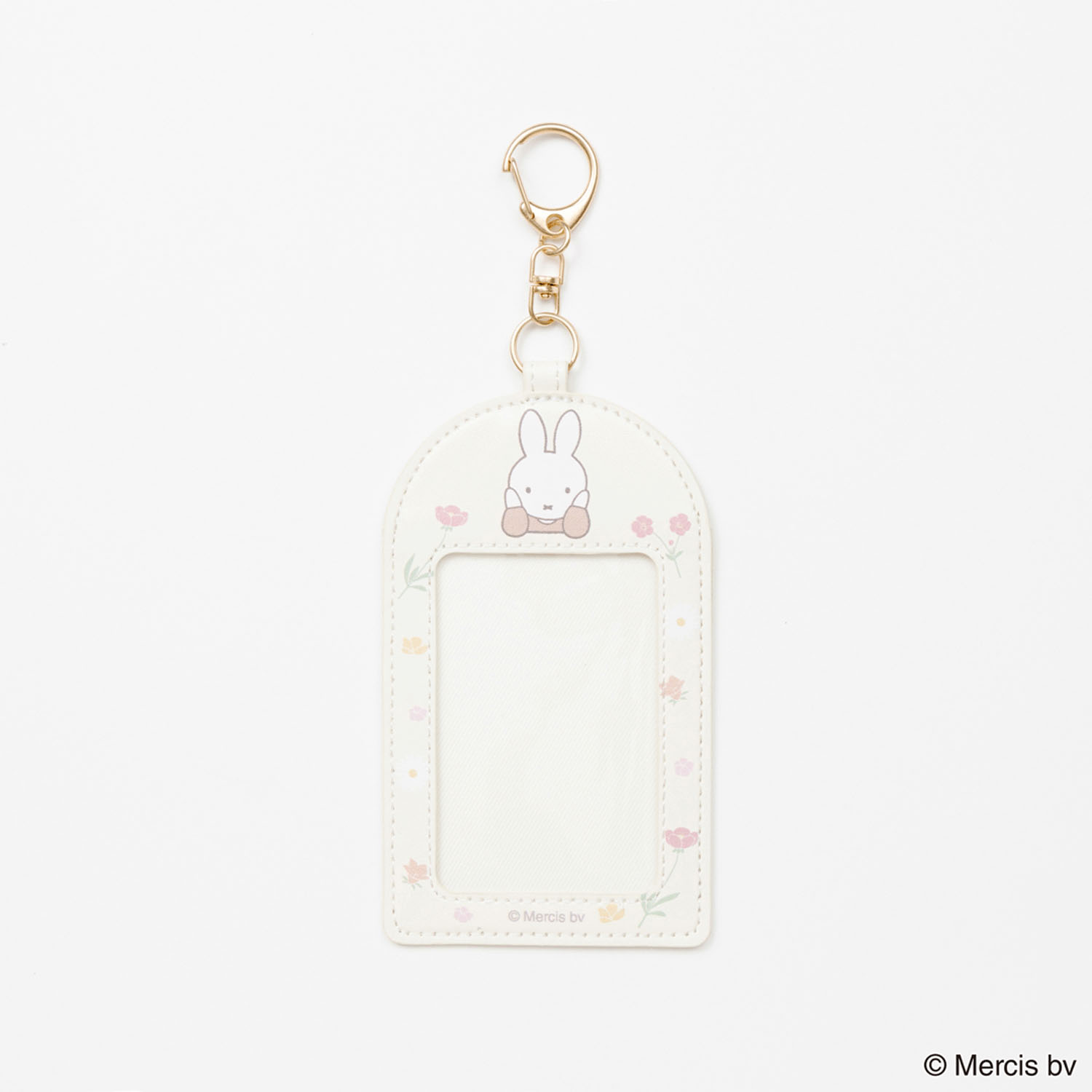 MIFFY FLOWER PVCパスケース アイボリー - 画像1