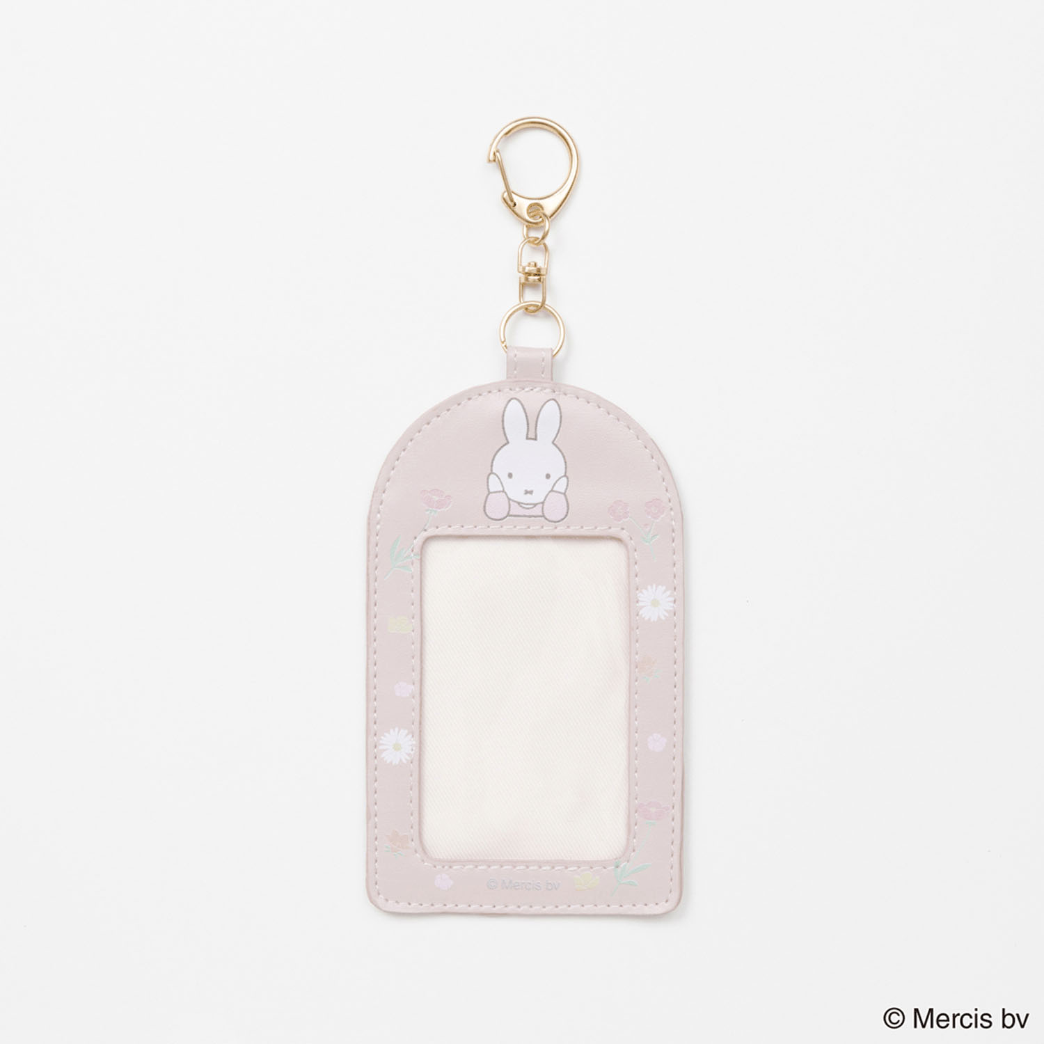 MIFFY FLOWER PVCパスケース ピンク