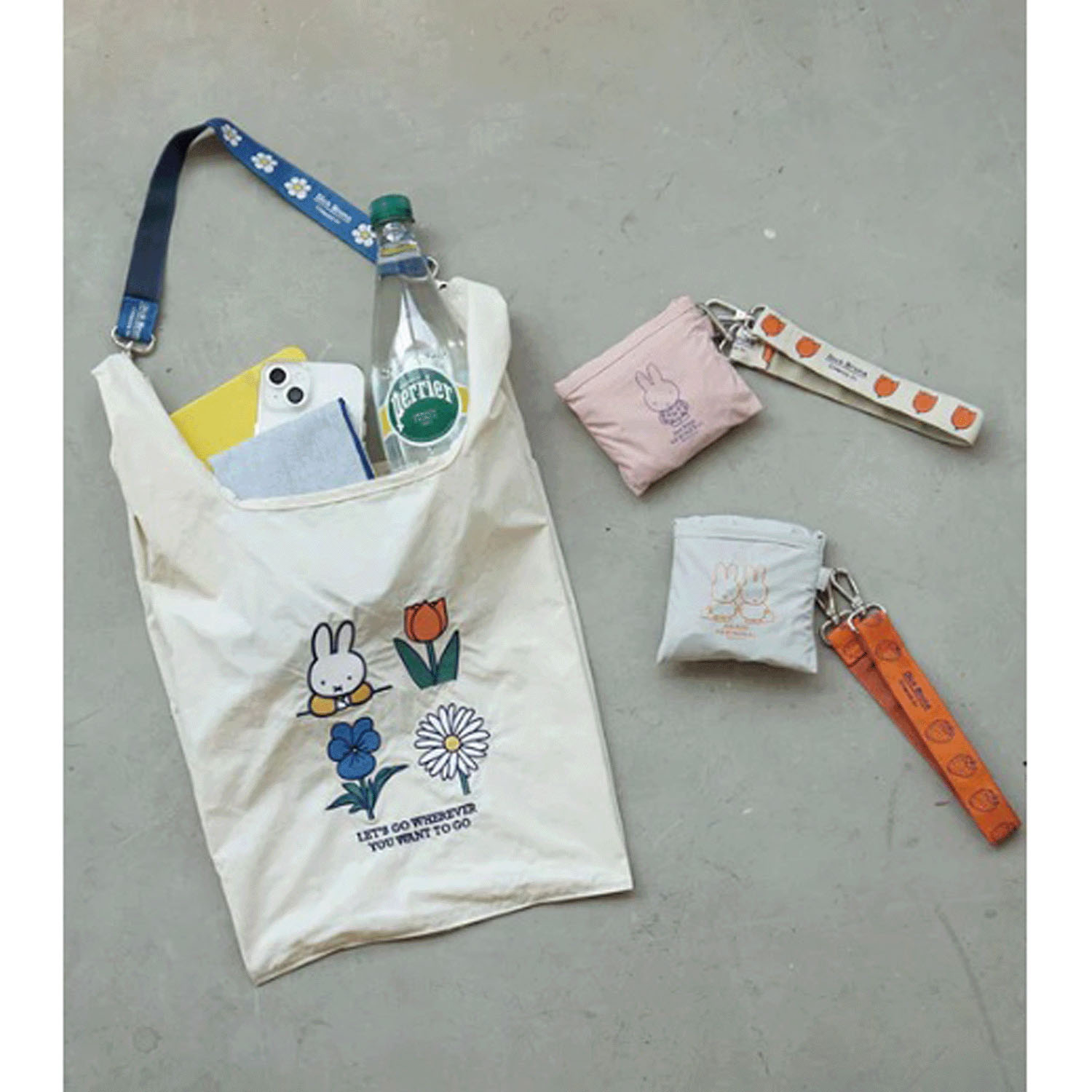 ミッフィー ストラップ付きショッパーバッグ （Dick Bruna） FLOWER - 画像4