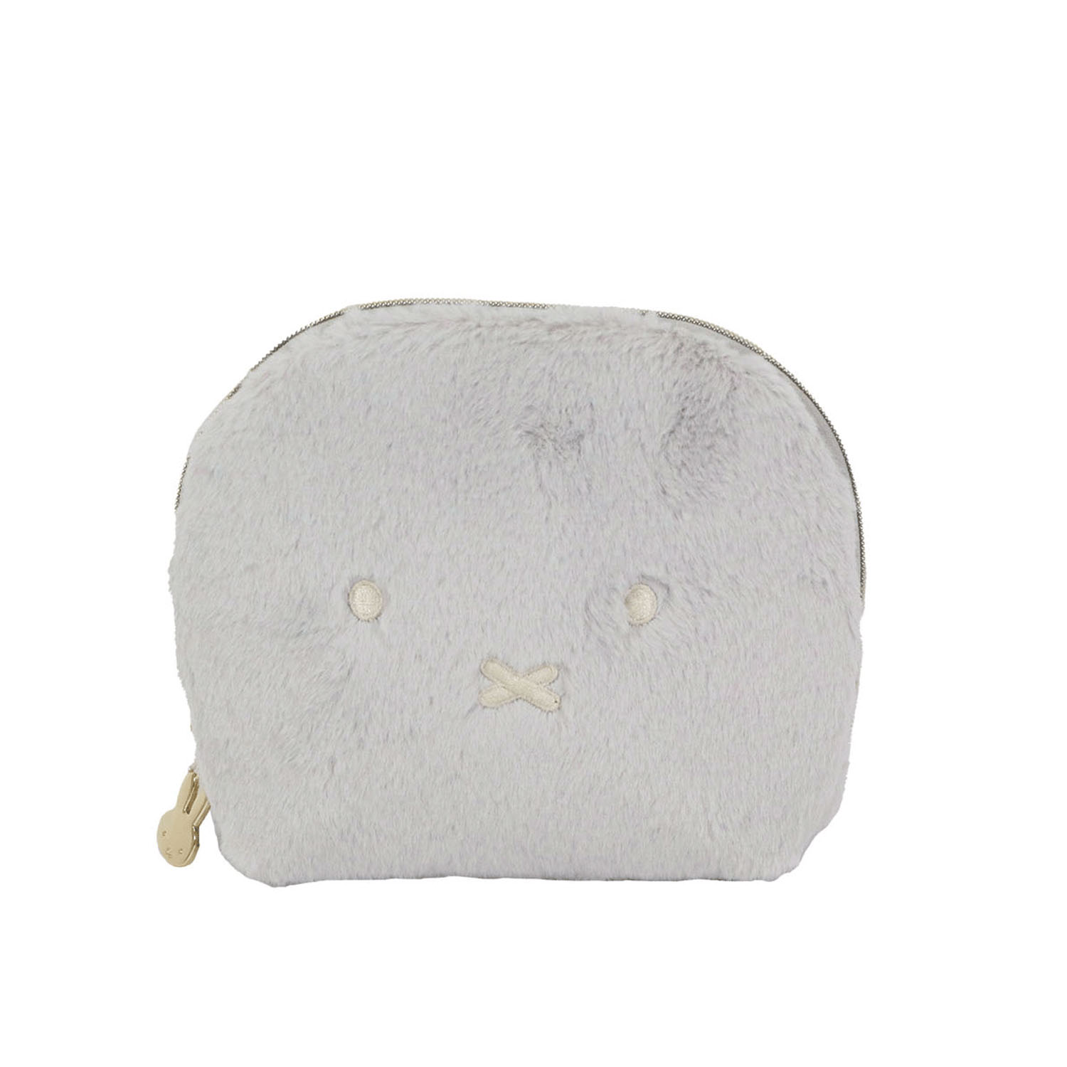 ミッフィー ポーチ グレー