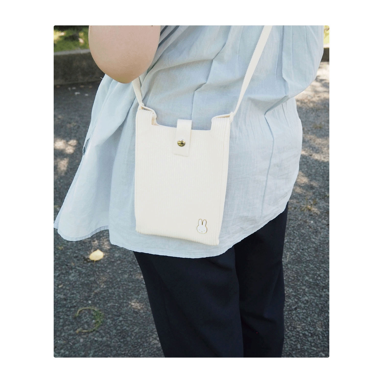 ミッフィー ショルダーポーチ アイボリー - 画像3