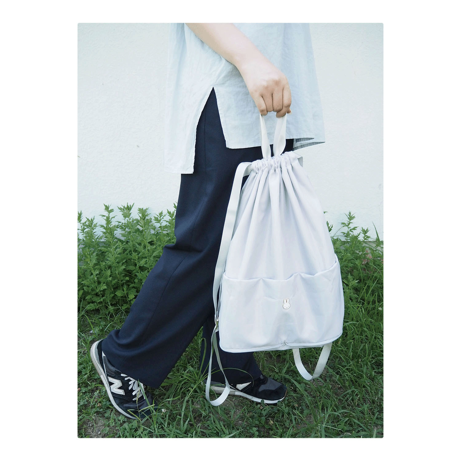 ミッフィー バッグサック グレー - 画像4