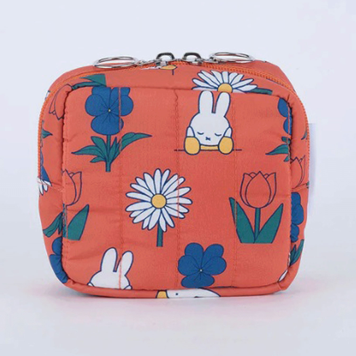 ミッフィー キルティングスクエアポーチ （Dick Bruna） FLOWER - 画像2
