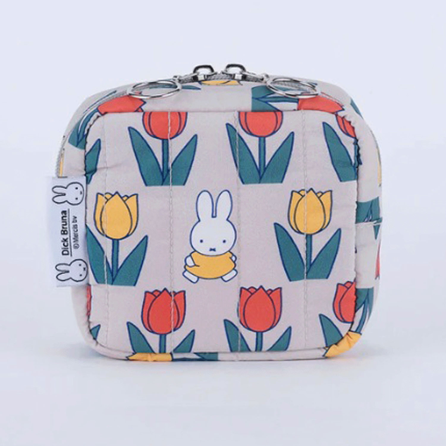 ミッフィー キルティングスクエアポーチ （Dick Bruna） TULIP - 画像1