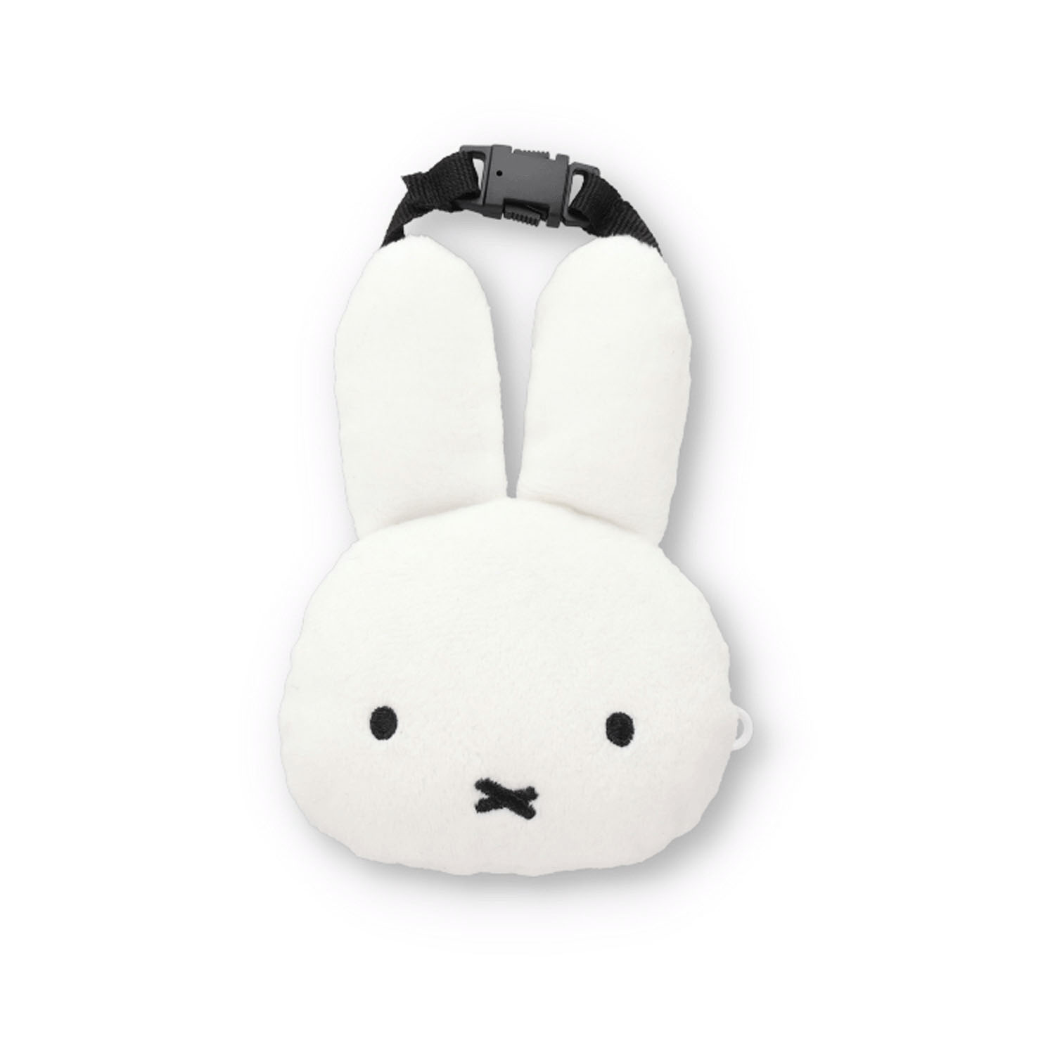 ミッフィー フェイス型バッグチャーム miffy アイボリー - 画像1