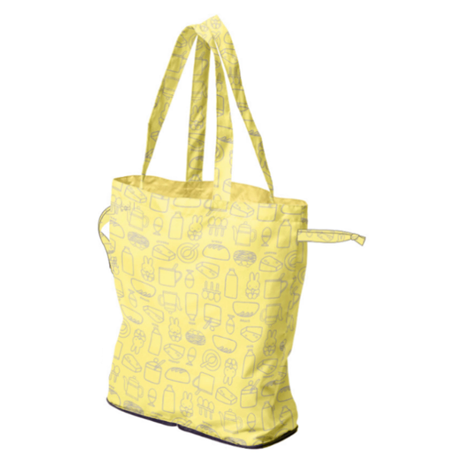 ミッフィー撥水レインエコバッグ パン柄