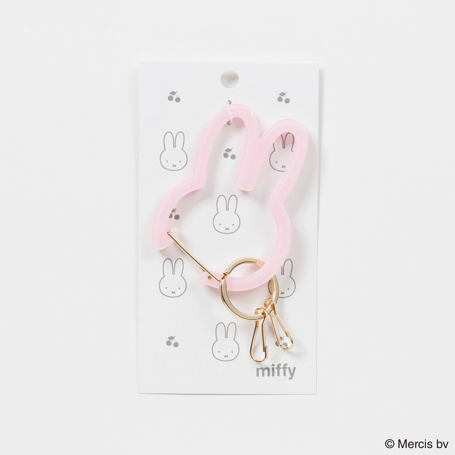 miffy アクリルカラビナチャーム ピンク  CHOOSE BY COLOR - 画像1