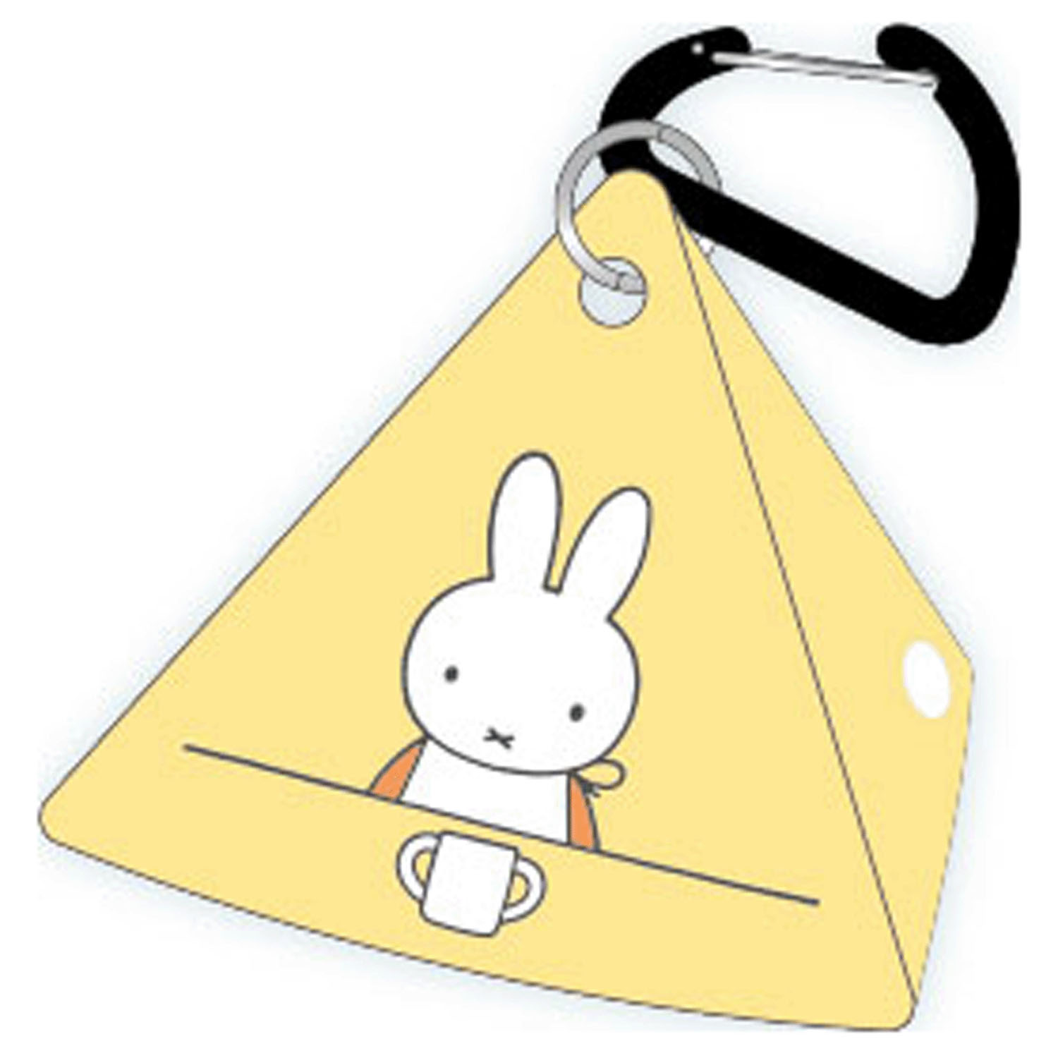 クリア三角ポーチ お食事ミッフィー - 画像1