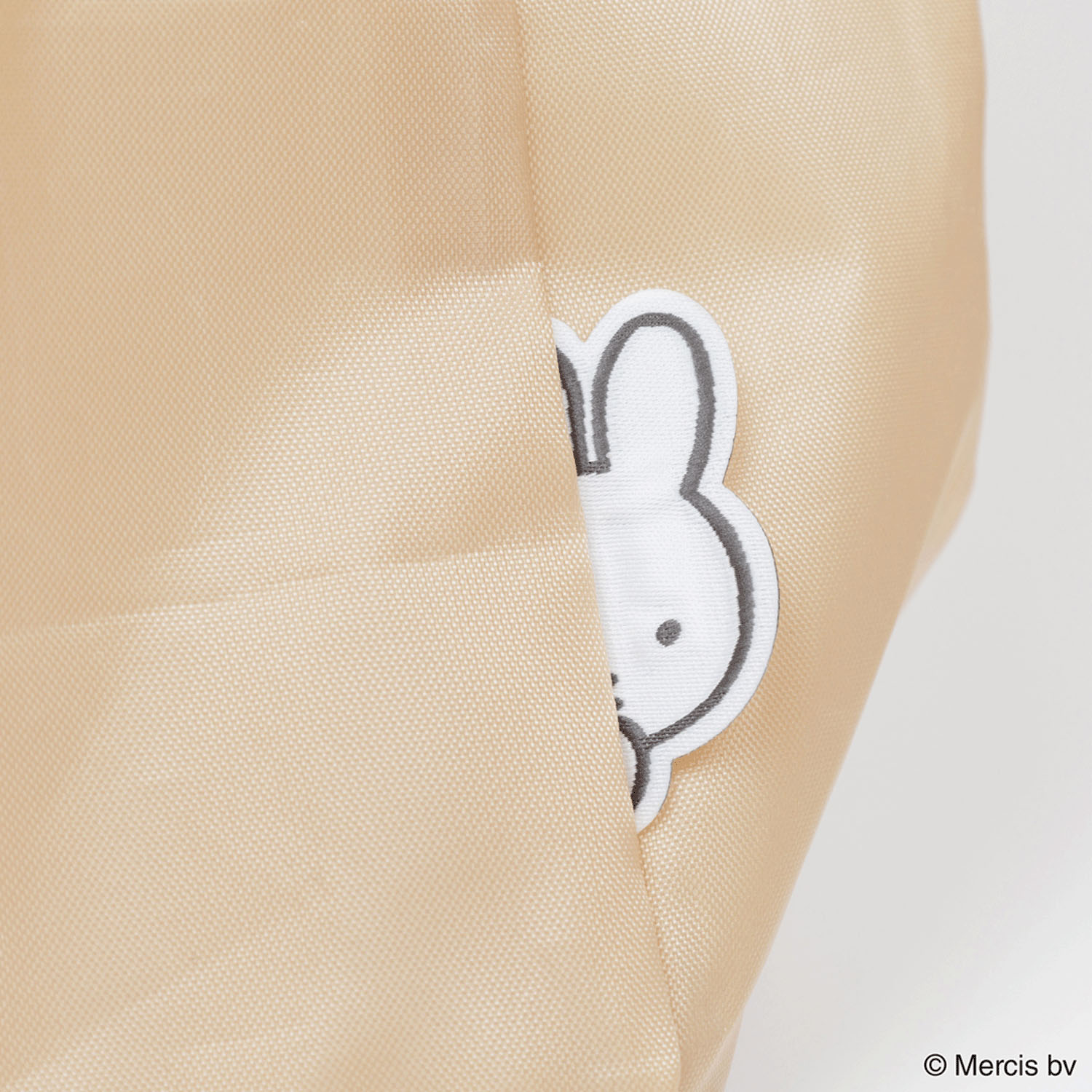 ミッフィー BASIC FACE ショッピングバッグ M ベージュ - 画像4