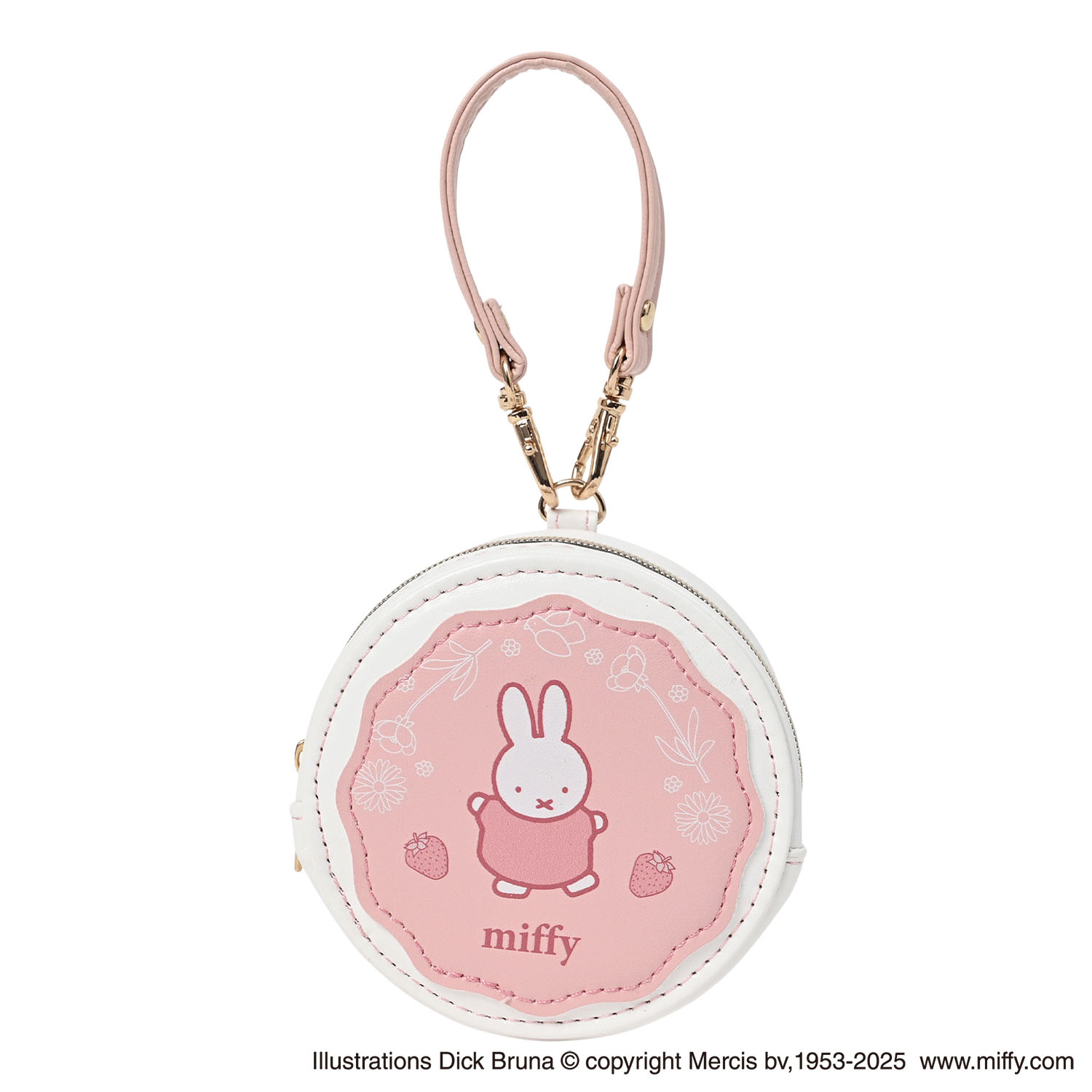 ミッフィー ラウンドマカロンポーチ ストロベリー - 画像2