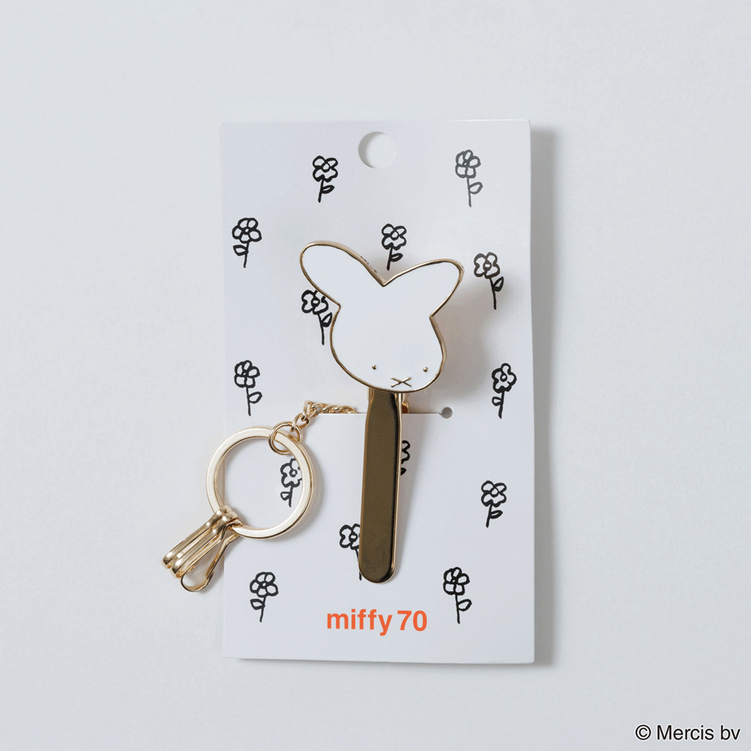 ミッフィー 70th ナインチェ キークリップ フェイス - 画像1