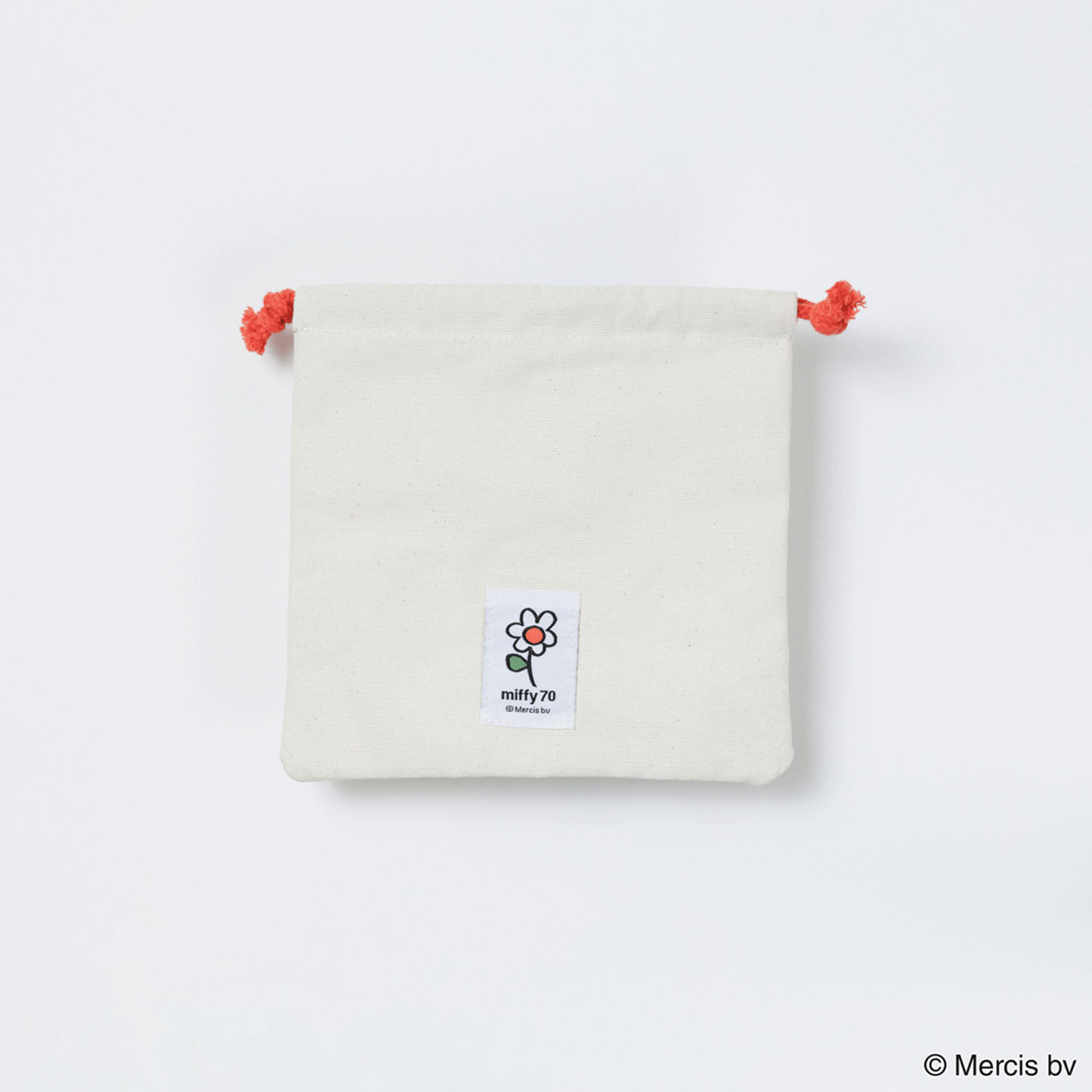 ミッフィー 70th ナインチェ マスコット巾着 ブルーナレッド - 画像2