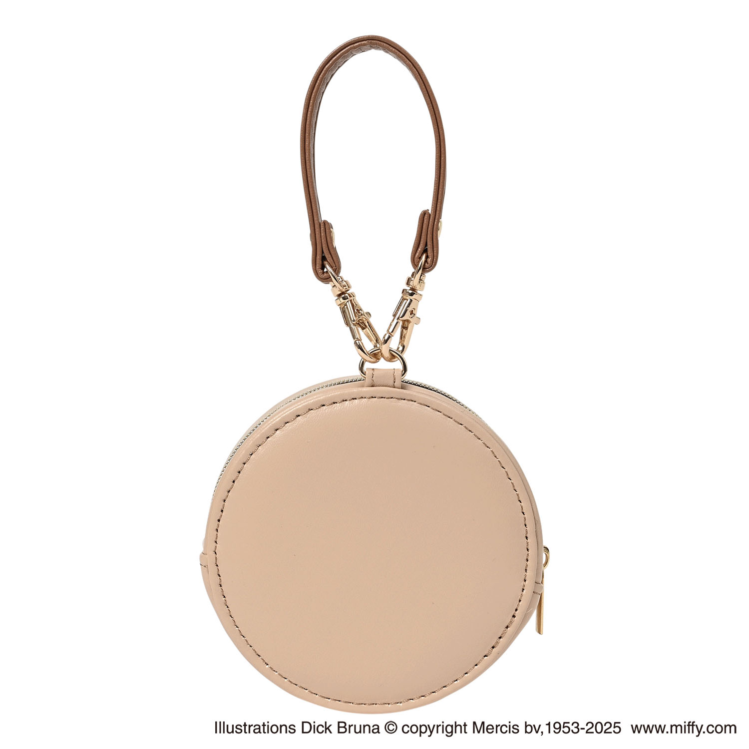 ミッフィー ラウンドマカロンポーチ チョコレート - 画像3