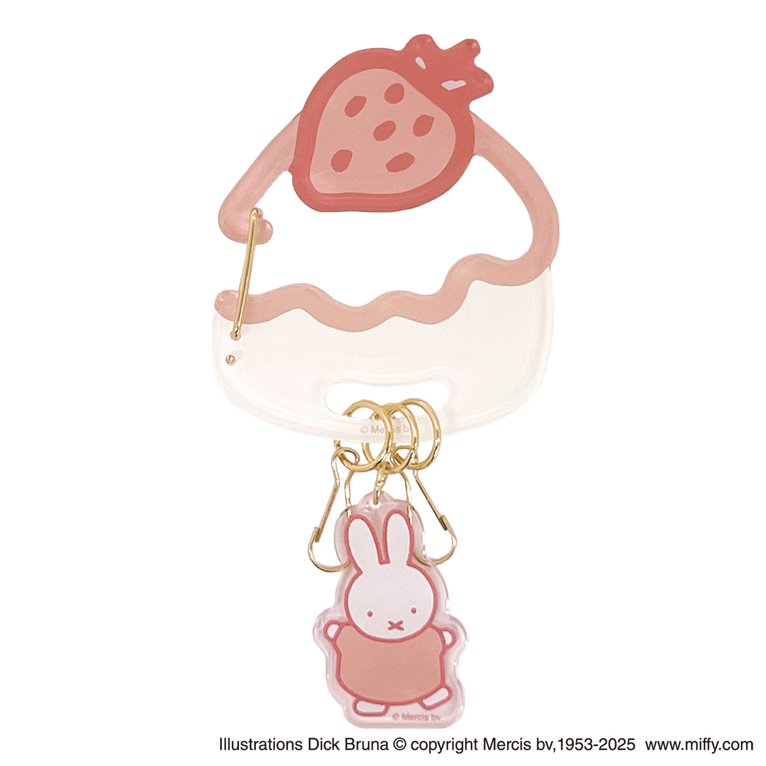 ミッフィー キーリング ストロベリー - 画像1