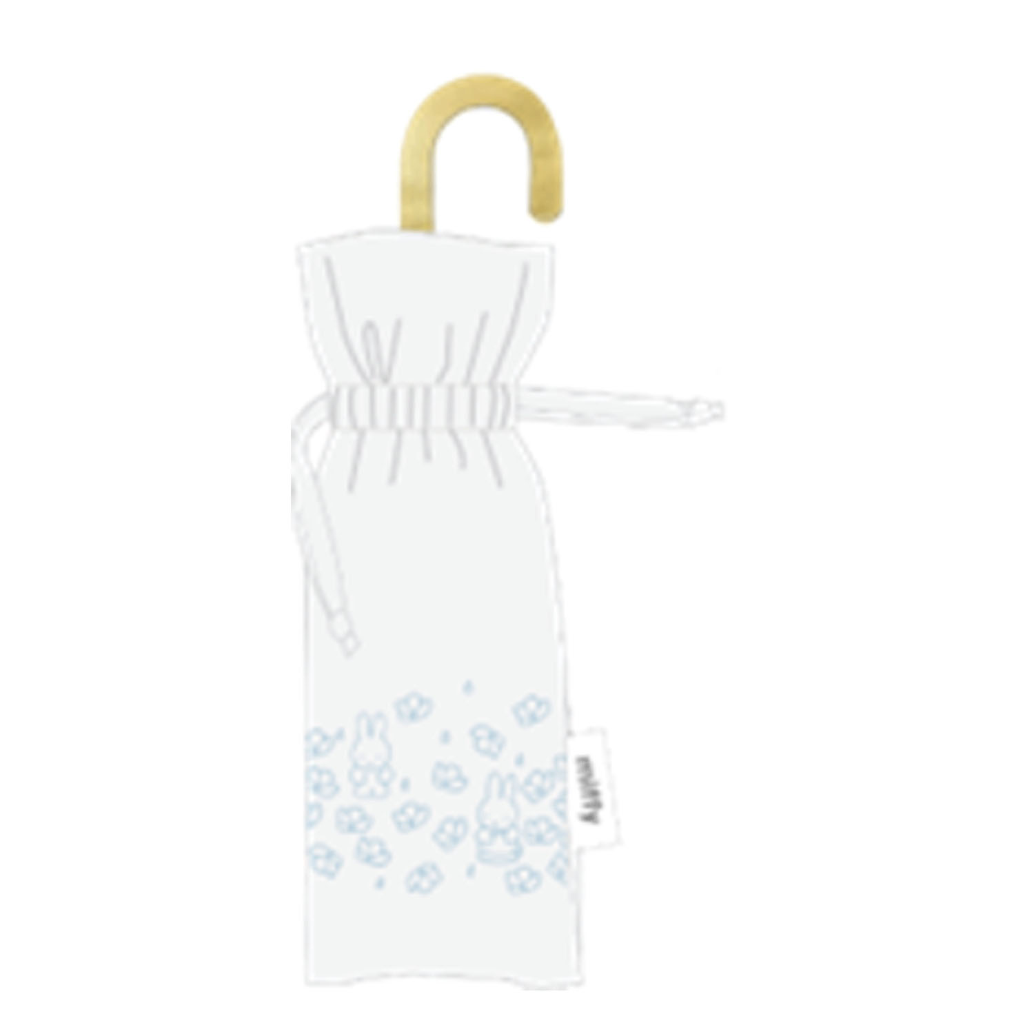 ミッフィー晴雨兼用コンパクト折りたたみ傘 雨の日ミッフィー - 画像1