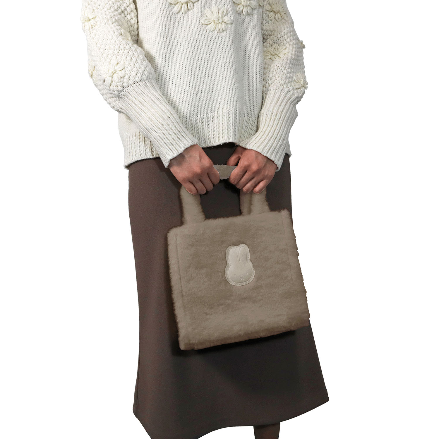 ミッフィー ミニトートバッグ グレージュ - 画像4