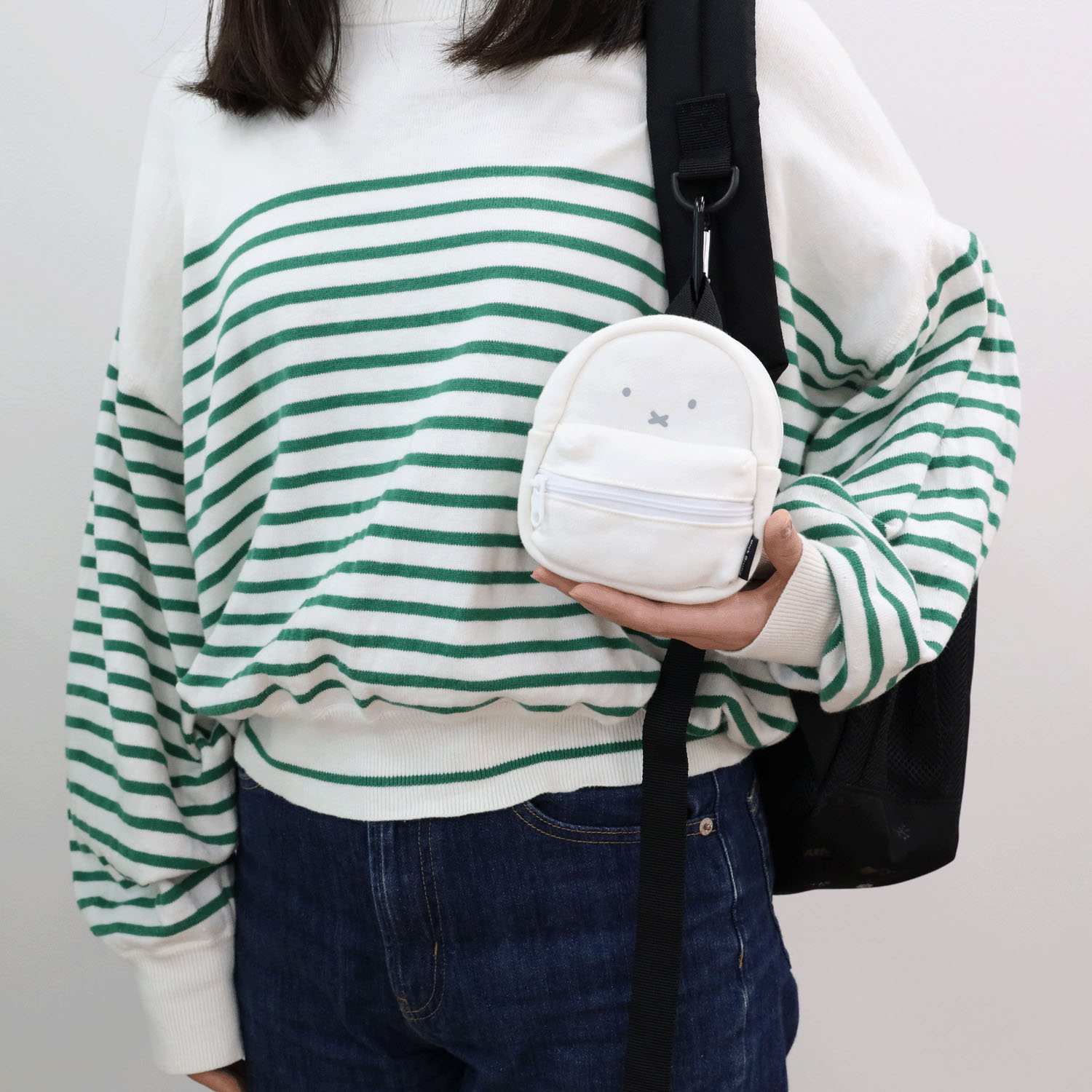 MIFFY スウェットリュック型ポーチ ホワイト - 画像5