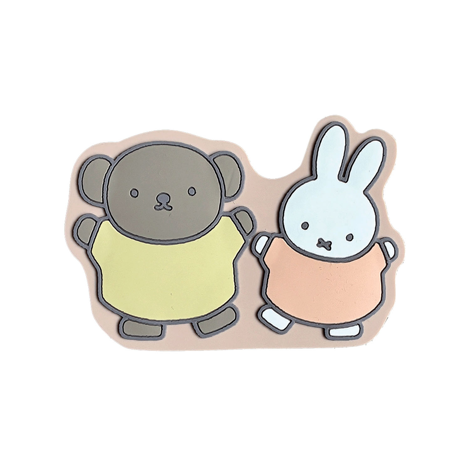 miffy PVCシートベルトストッパー ボリス＆ミッフィー - 画像1