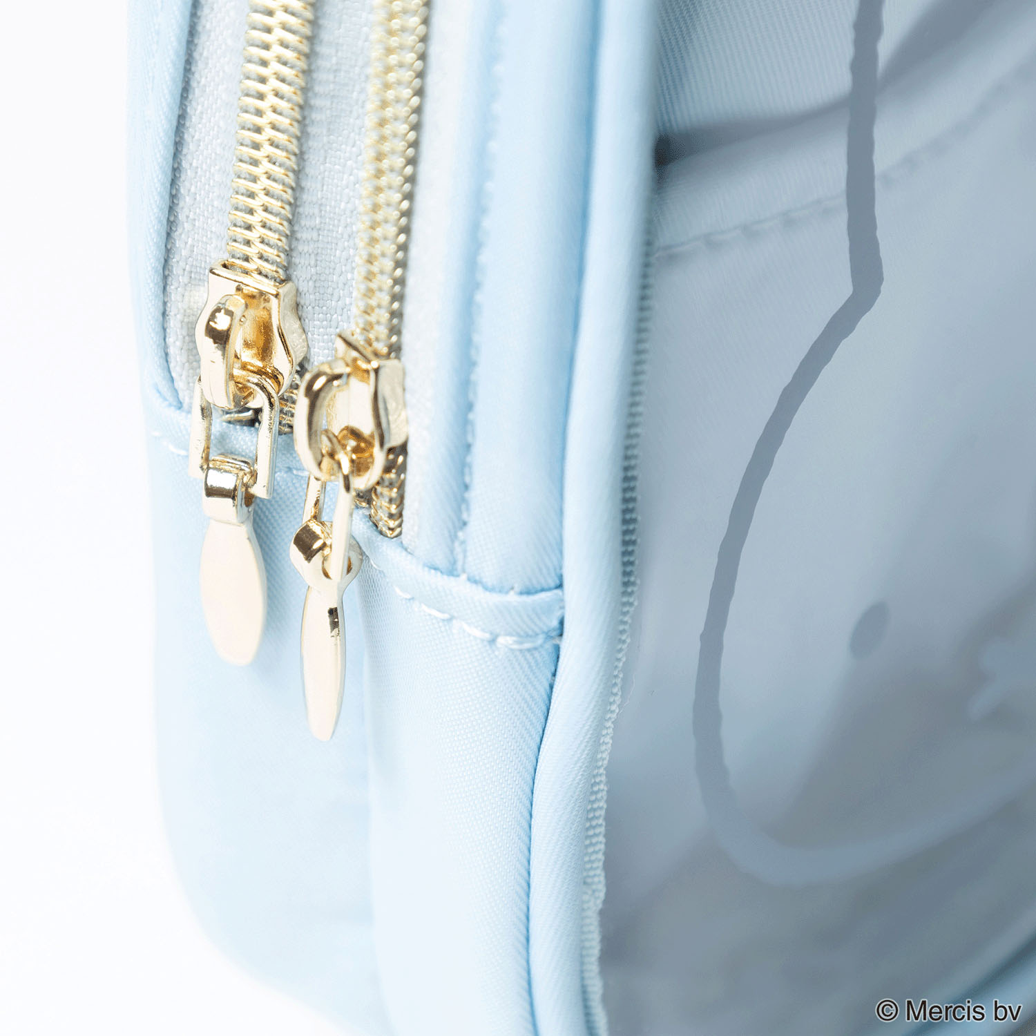 MIFFY CLEARストラップ付きスクエアポーチ ブルー - 画像4