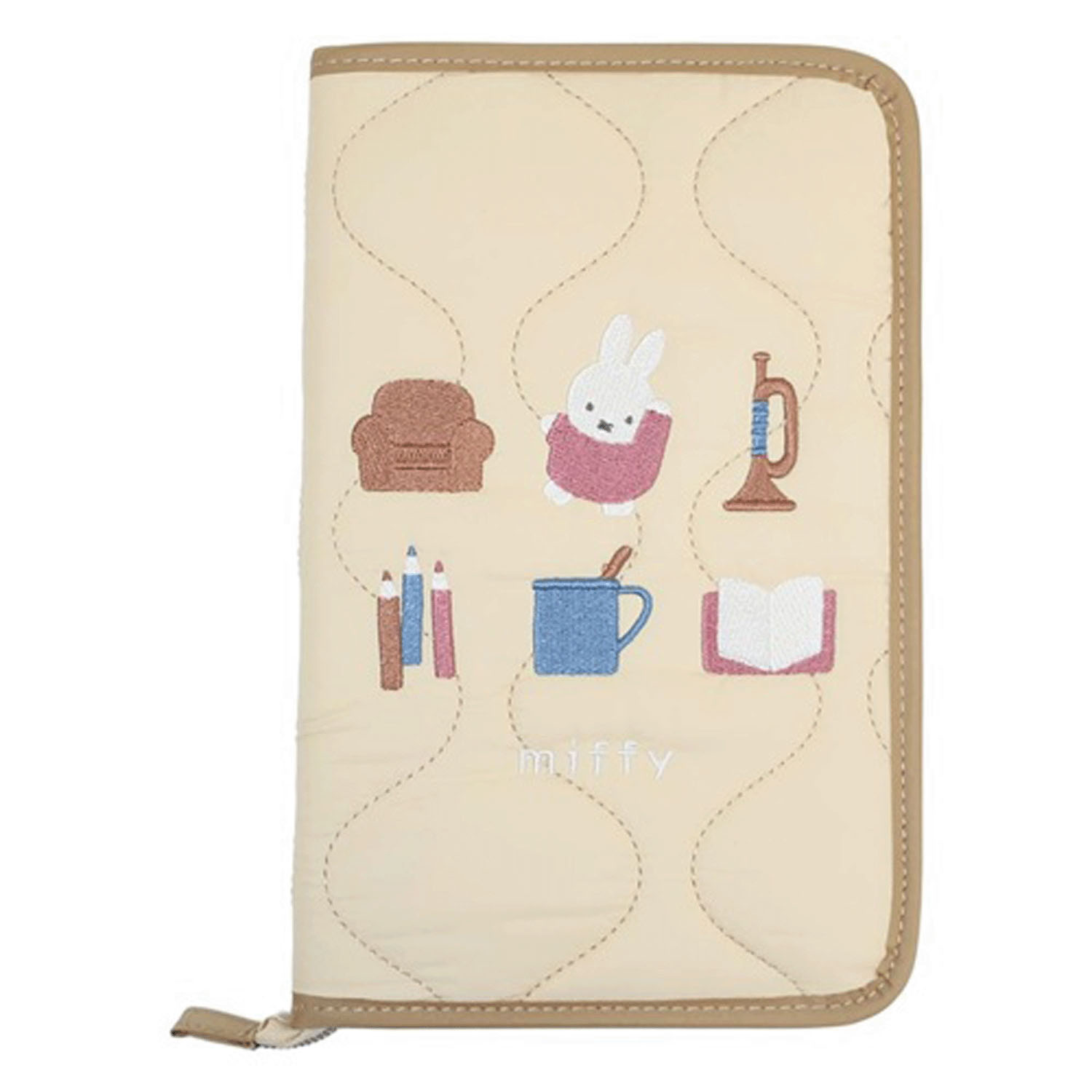 ミッフィー フリーケース ベージュ Miffy - 画像1
