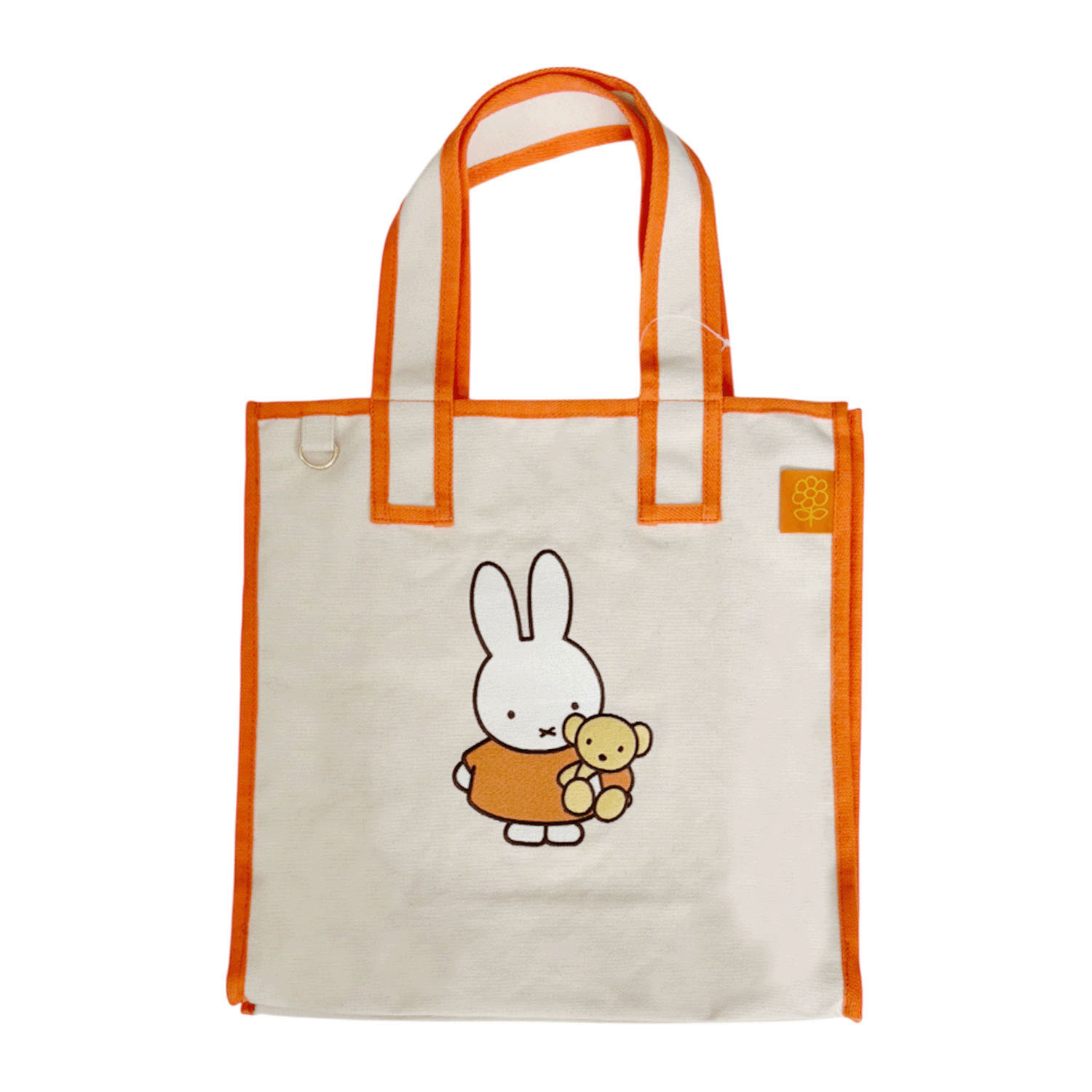 miffy  ビッグスクエアトートバッグ ディック・ブルーナ ぬいぐるみ - 画像1