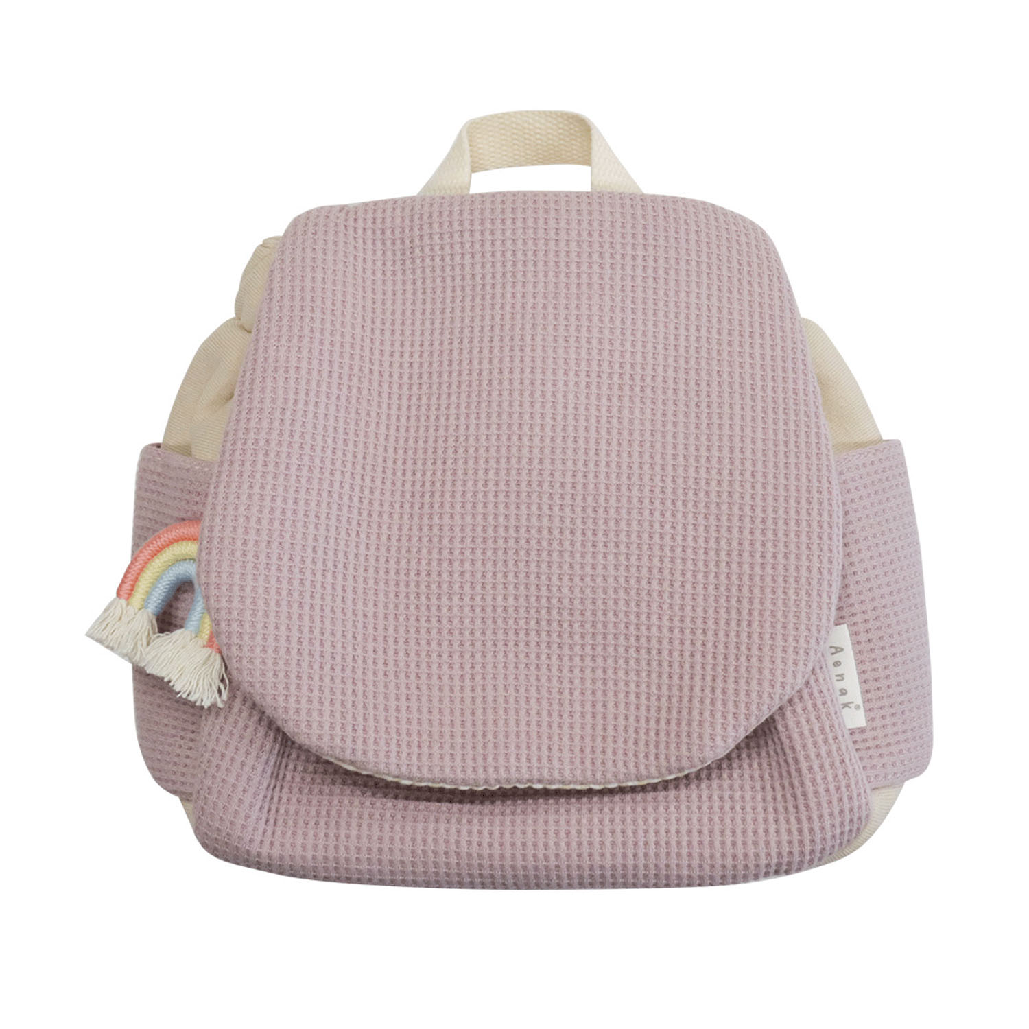 ベビーリュック ワッフル生地 - 画像6