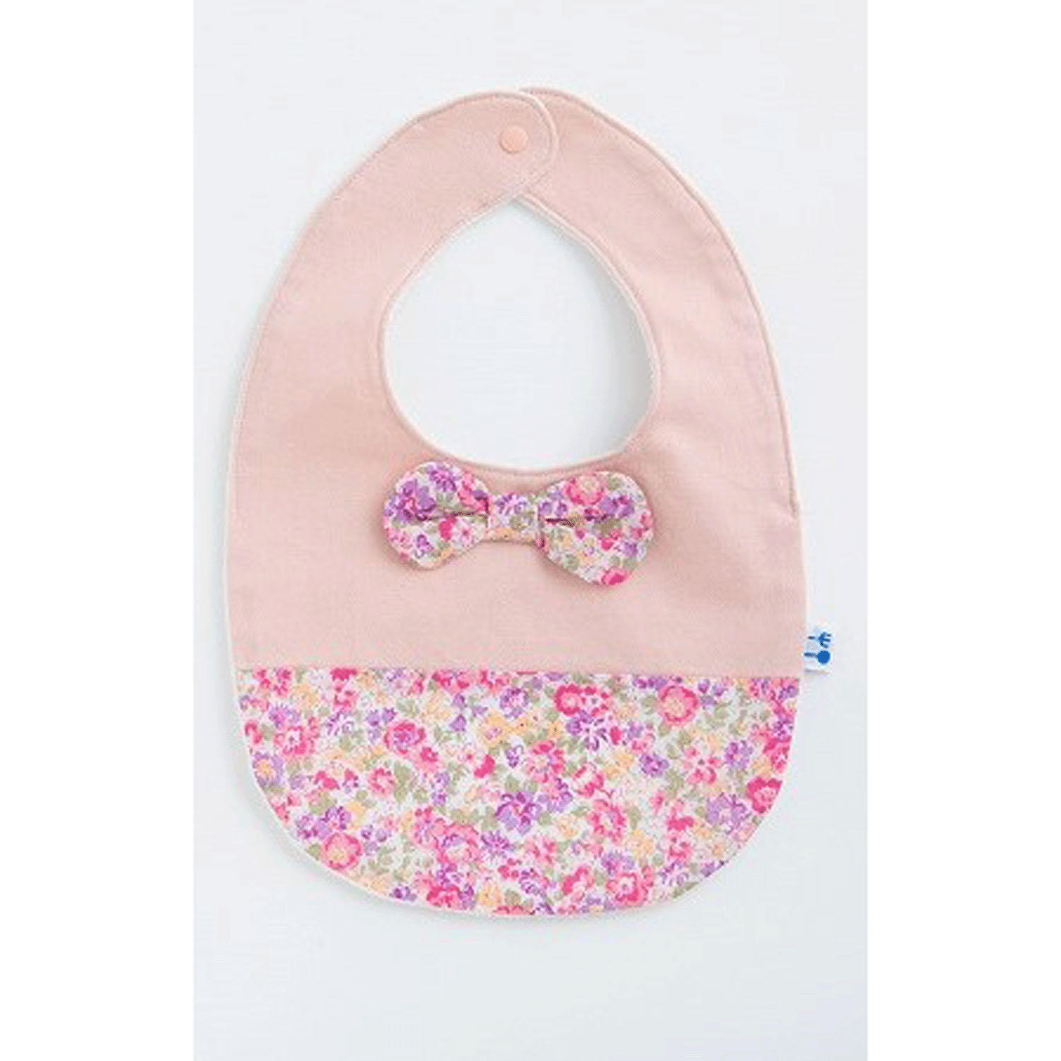 メモリアルソックス＆リボン花柄切り替えスタイ スタイ - 画像2