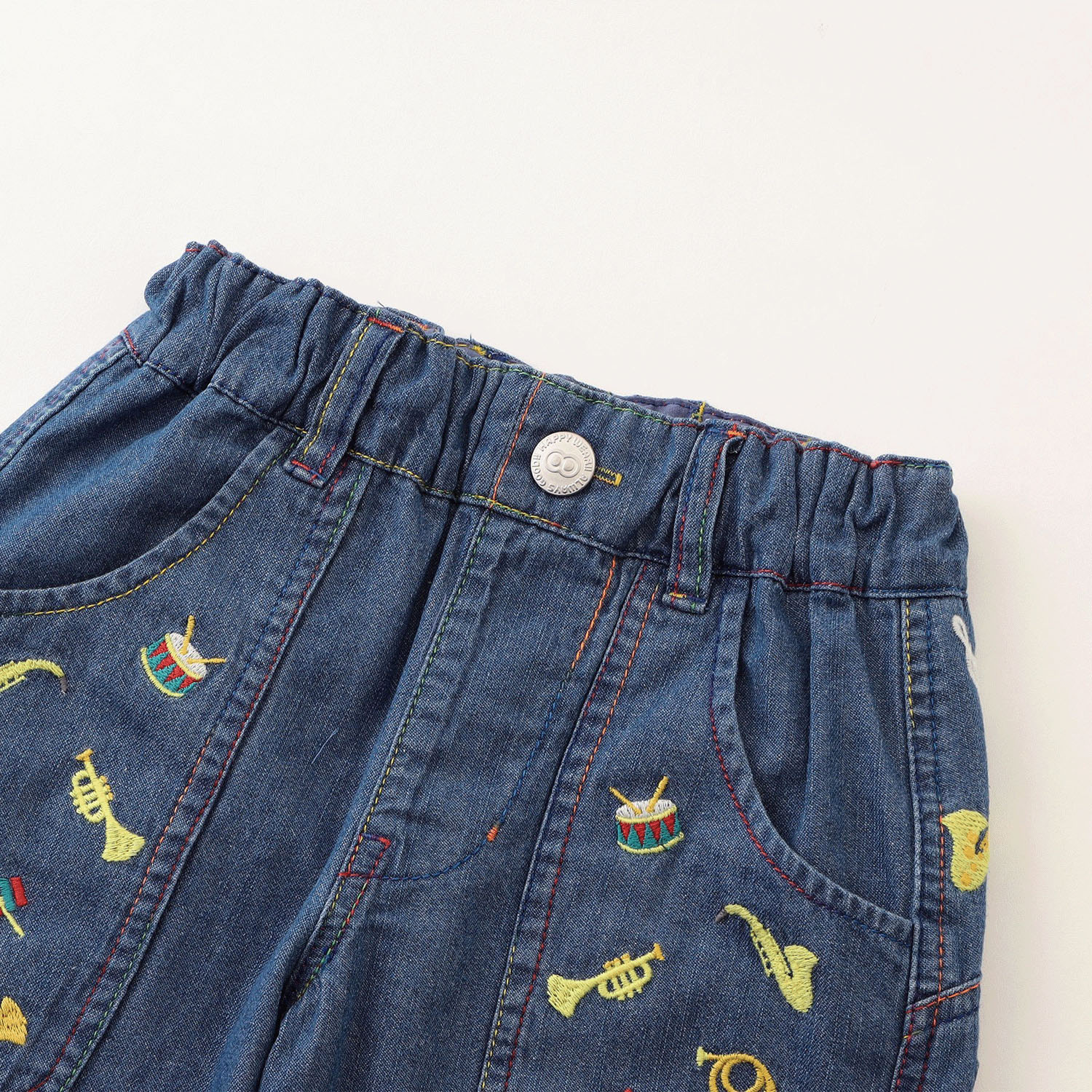 楽器刺繍FUNパンツ 5分丈 - 画像6