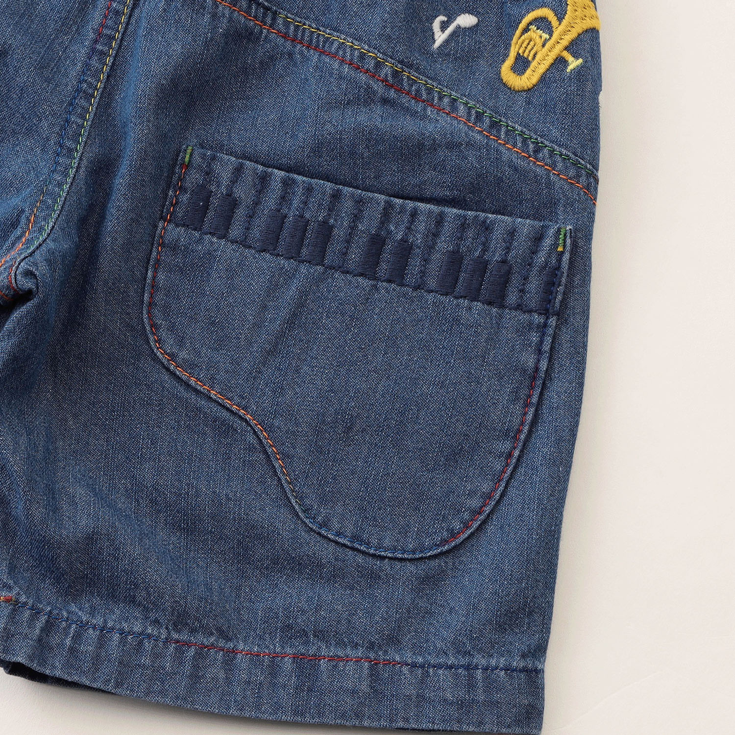 楽器刺繍FUNパンツ 5分丈 - 画像10