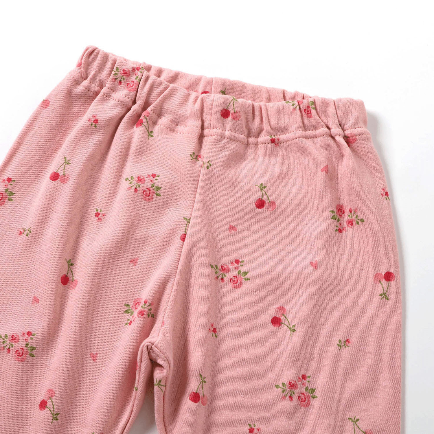 さくらんぼお花柄前あきスムースパジャマ - 画像5