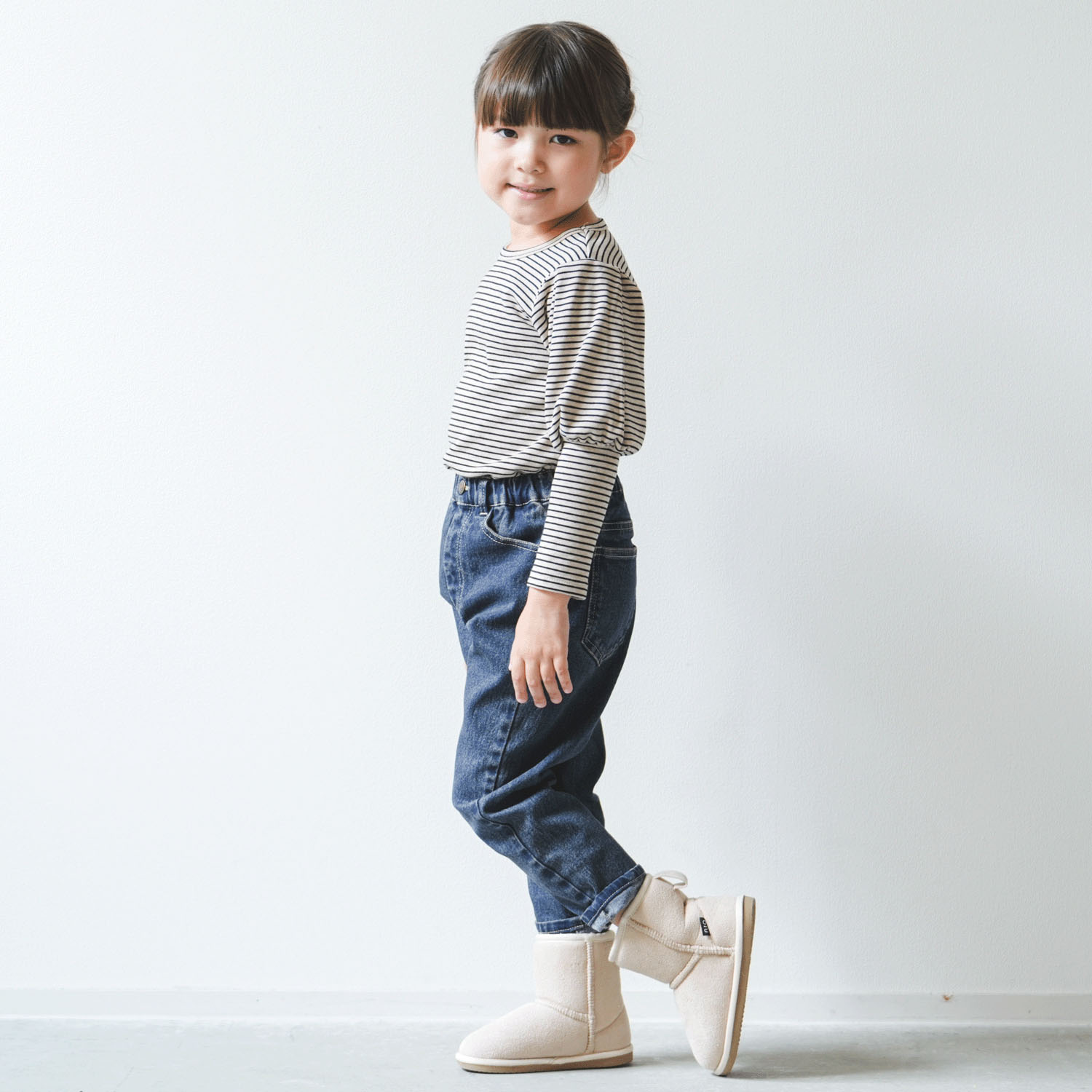 ショルダーパフTシャツ - 画像4