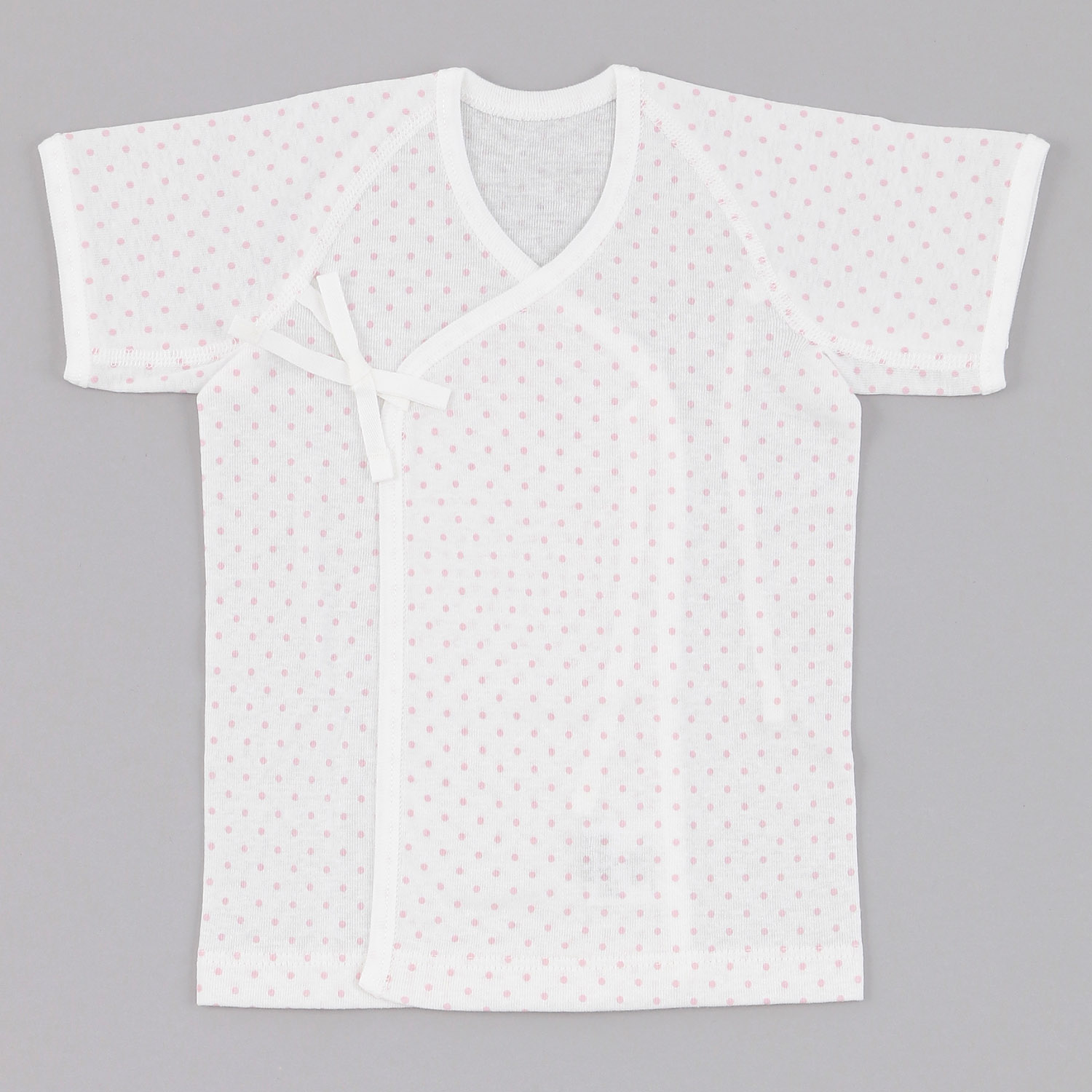 短肌着フライス水玉