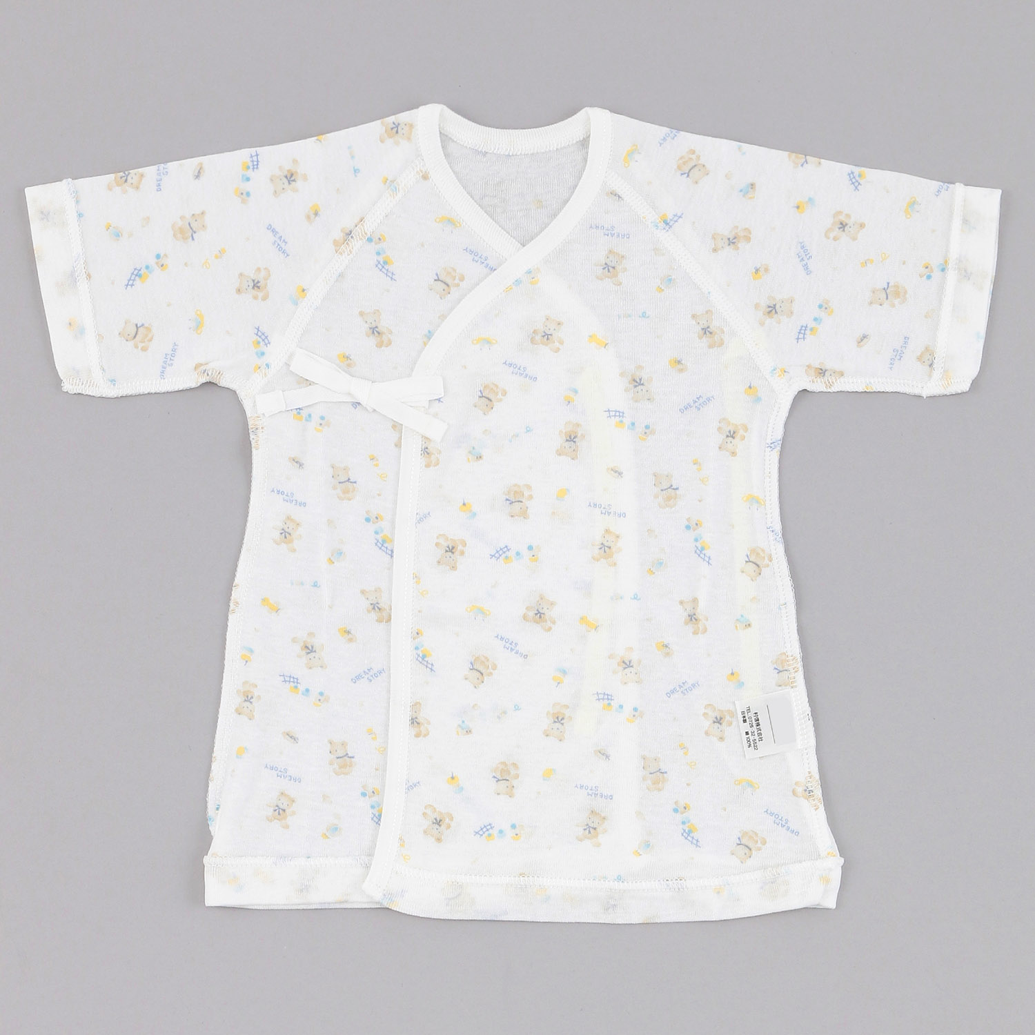 短肌着フライス くま