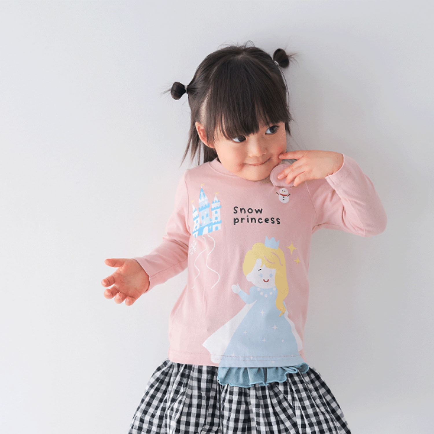 雪のお姫様 ロングTシャツ - 画像3