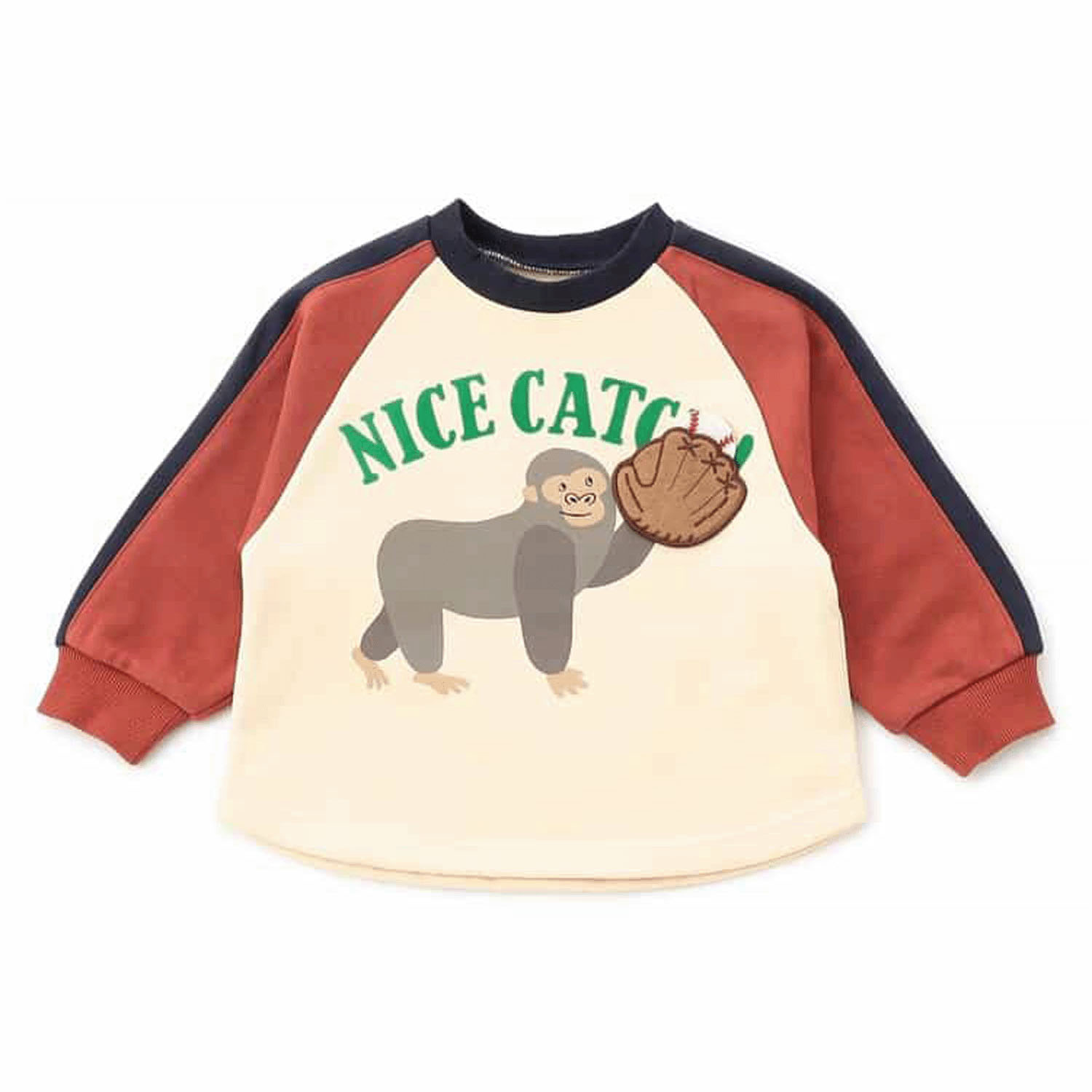 ゾウとゴリラ プリントトレーナー - 画像2