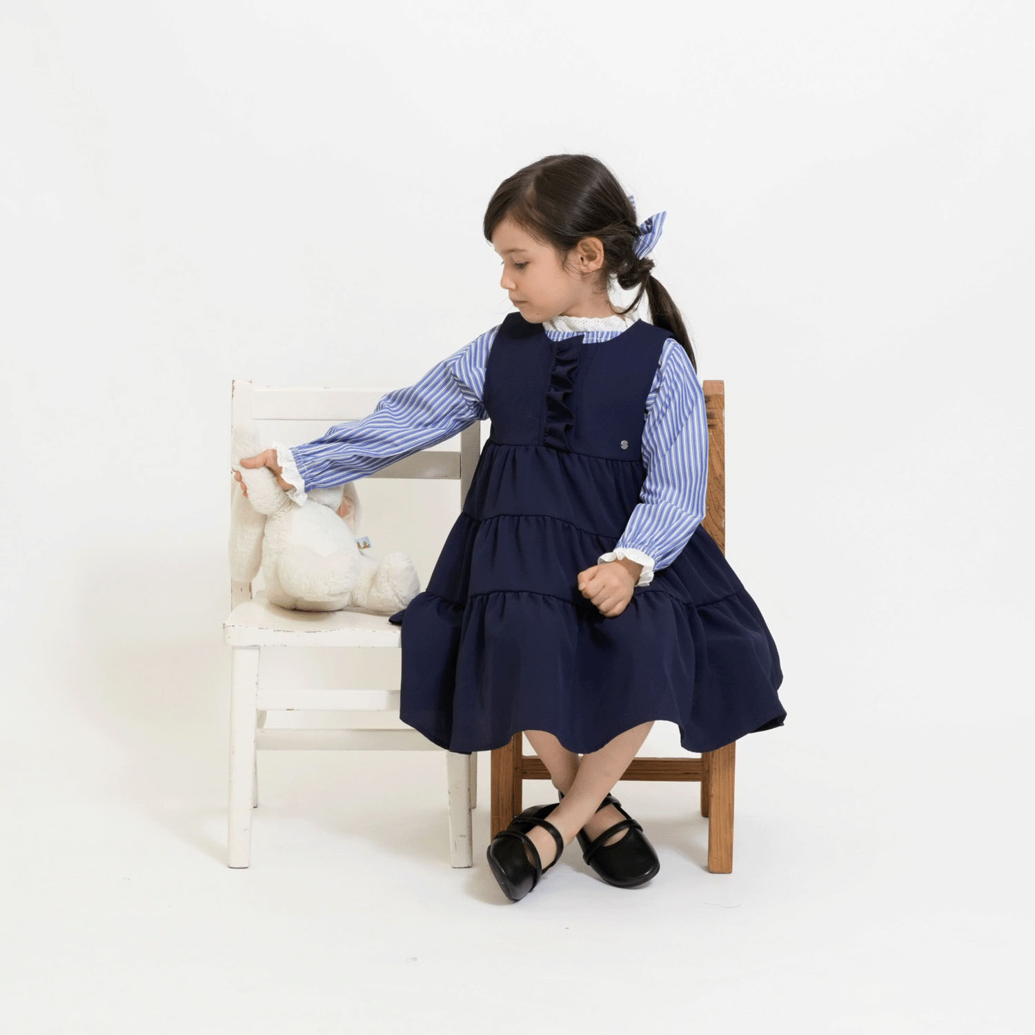 ティアードジャンパースカート - 画像2