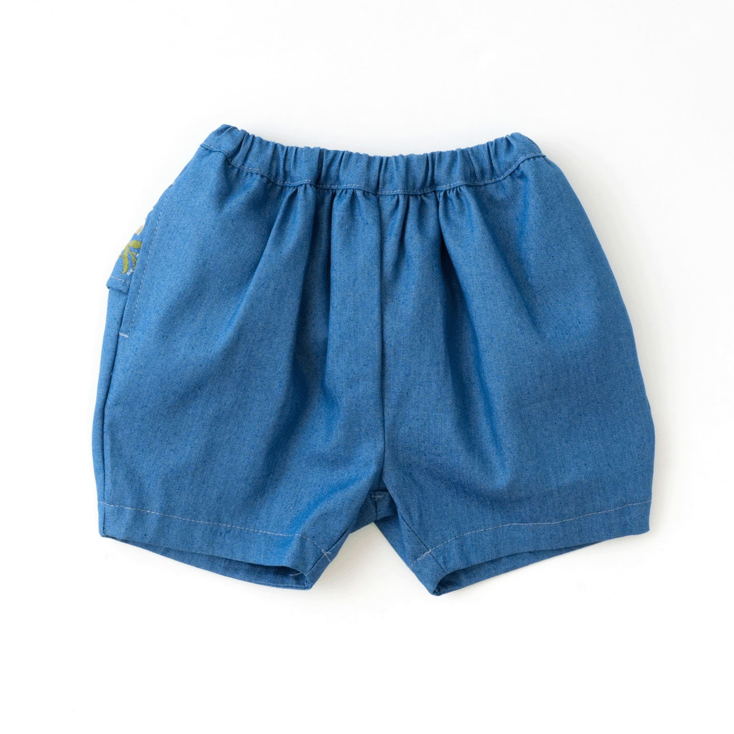 デニム刺繍パンツ - 画像1