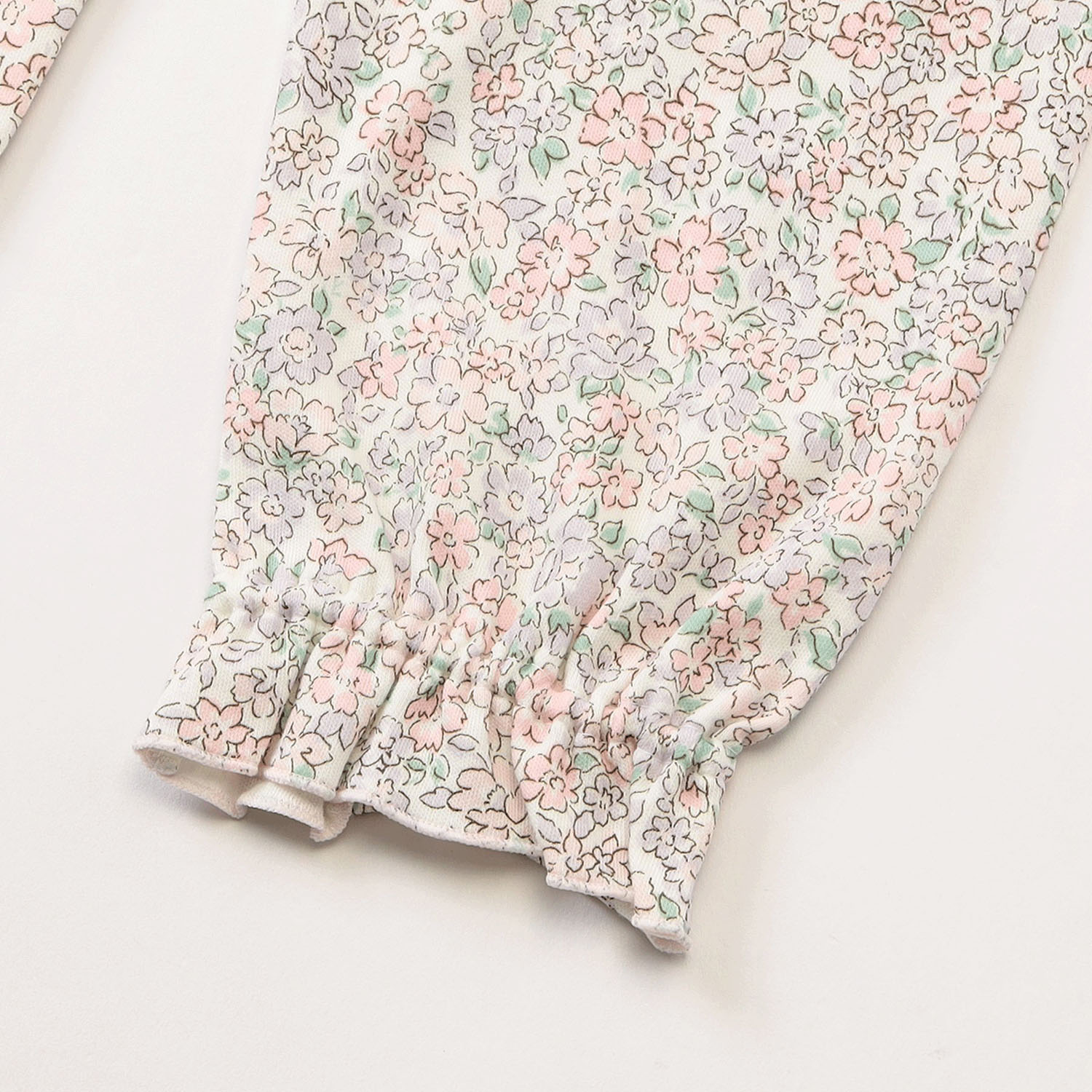 小花柄前開きパジャマ - 画像8