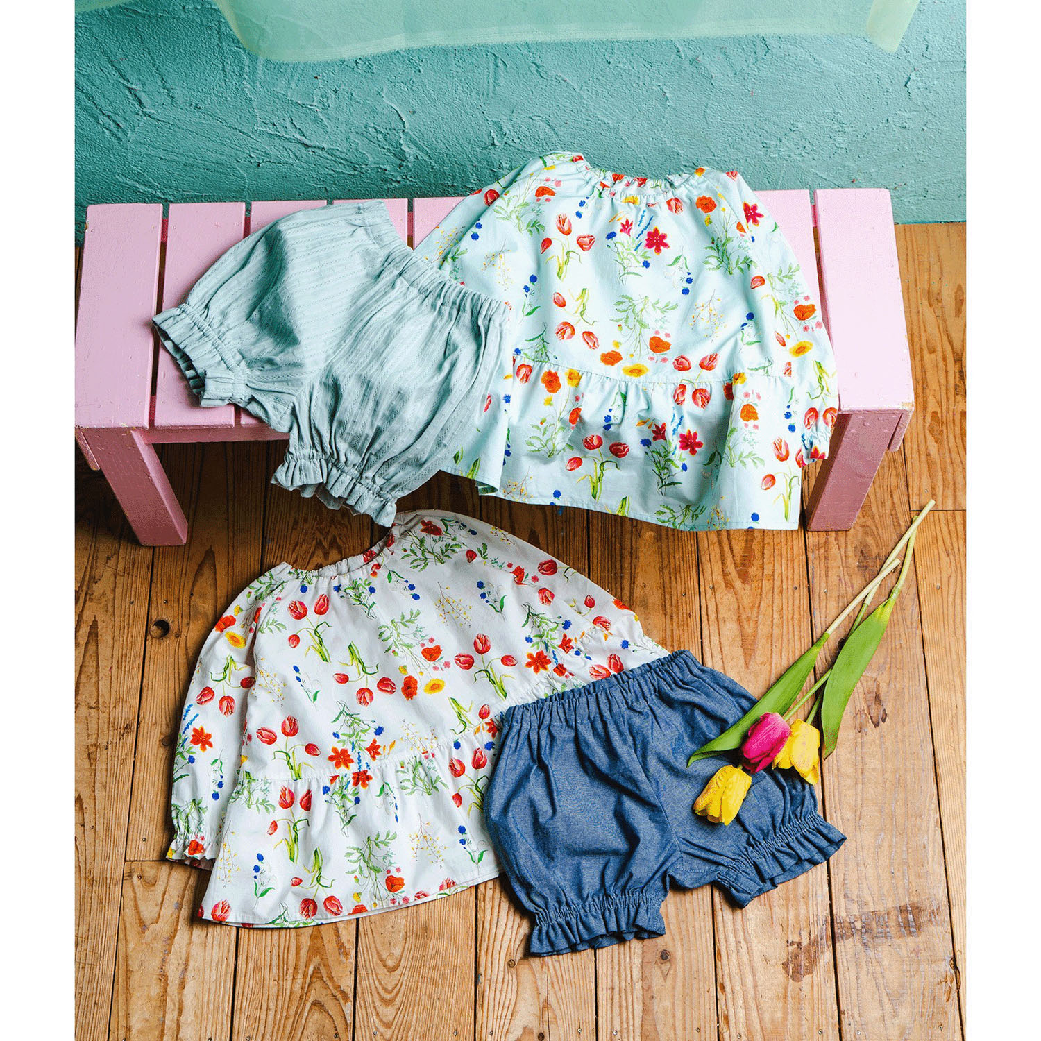 ガーデンフラワー ミルキースーツ