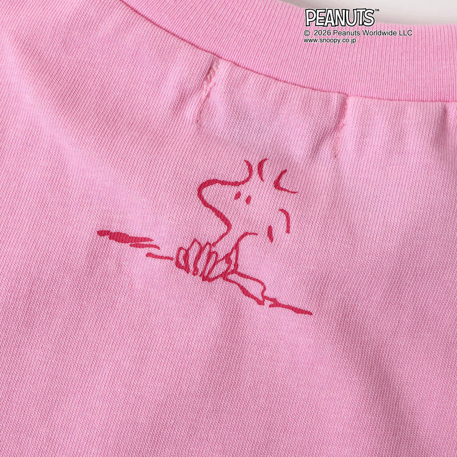 PEANUTS AラインフロッキーTシャツ - 画像5