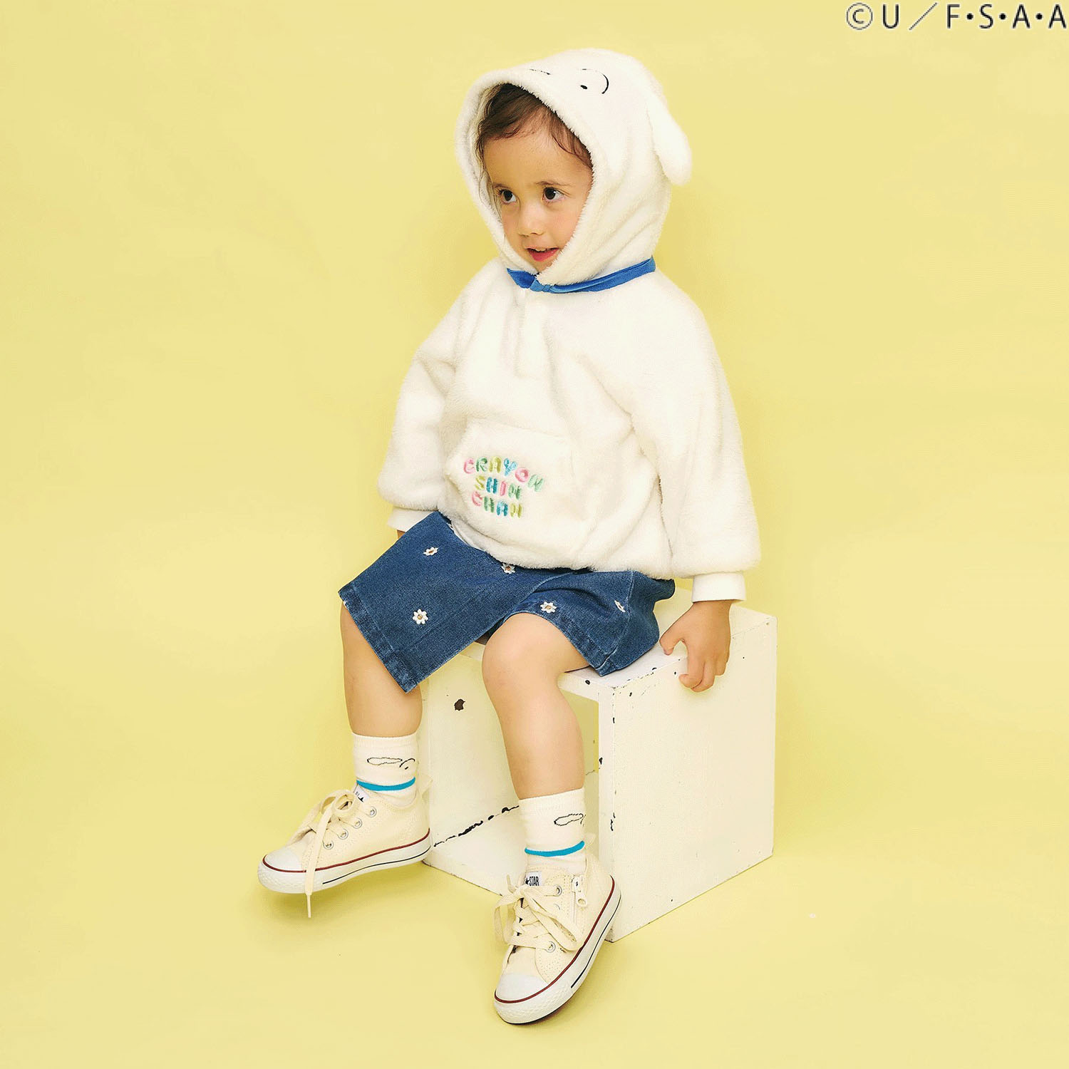 クレヨンしんちゃん パーカー シロ - 画像4