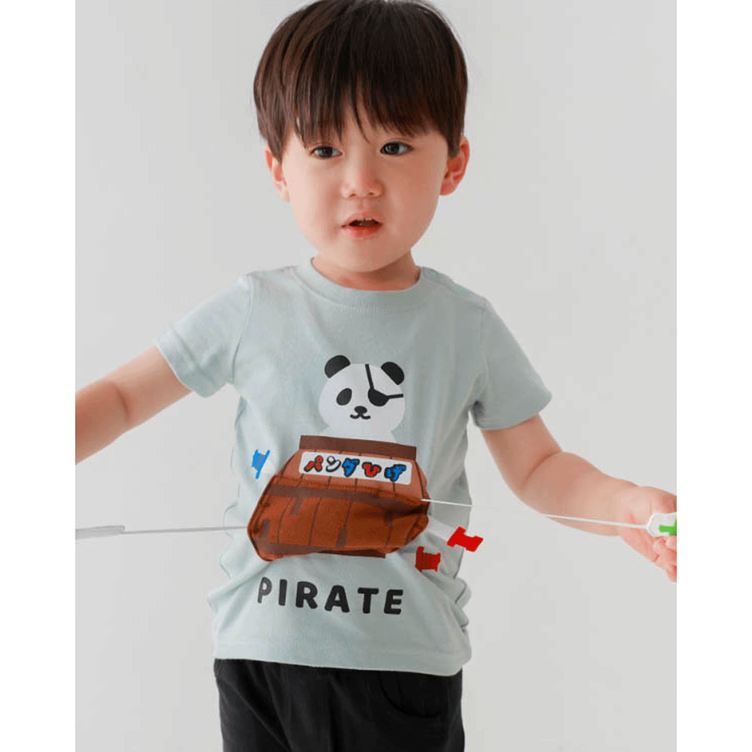 パンダひげTシャツ - 画像3