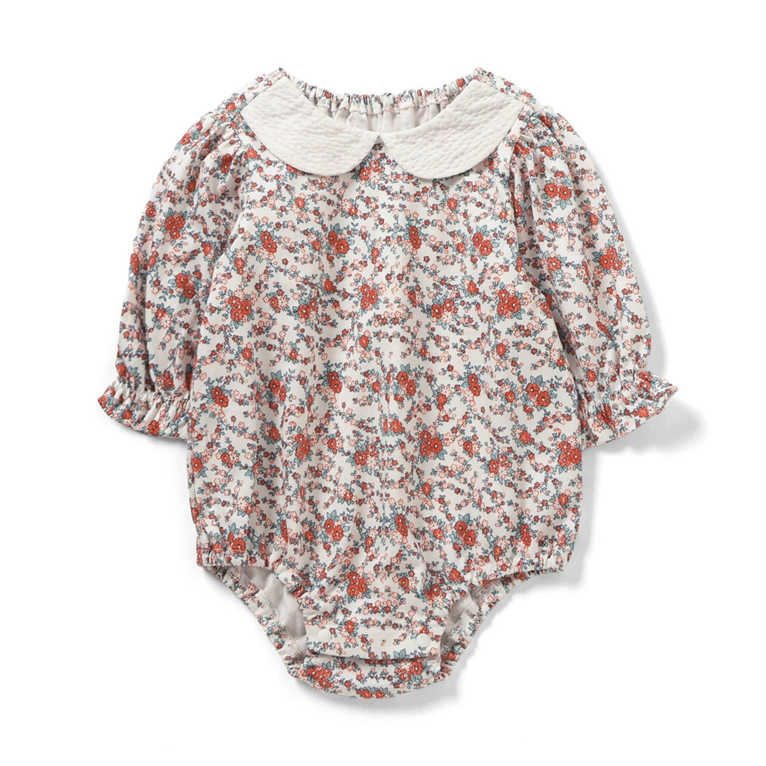 ナインチェ・プチフルール総柄ボディスーツ - 画像2