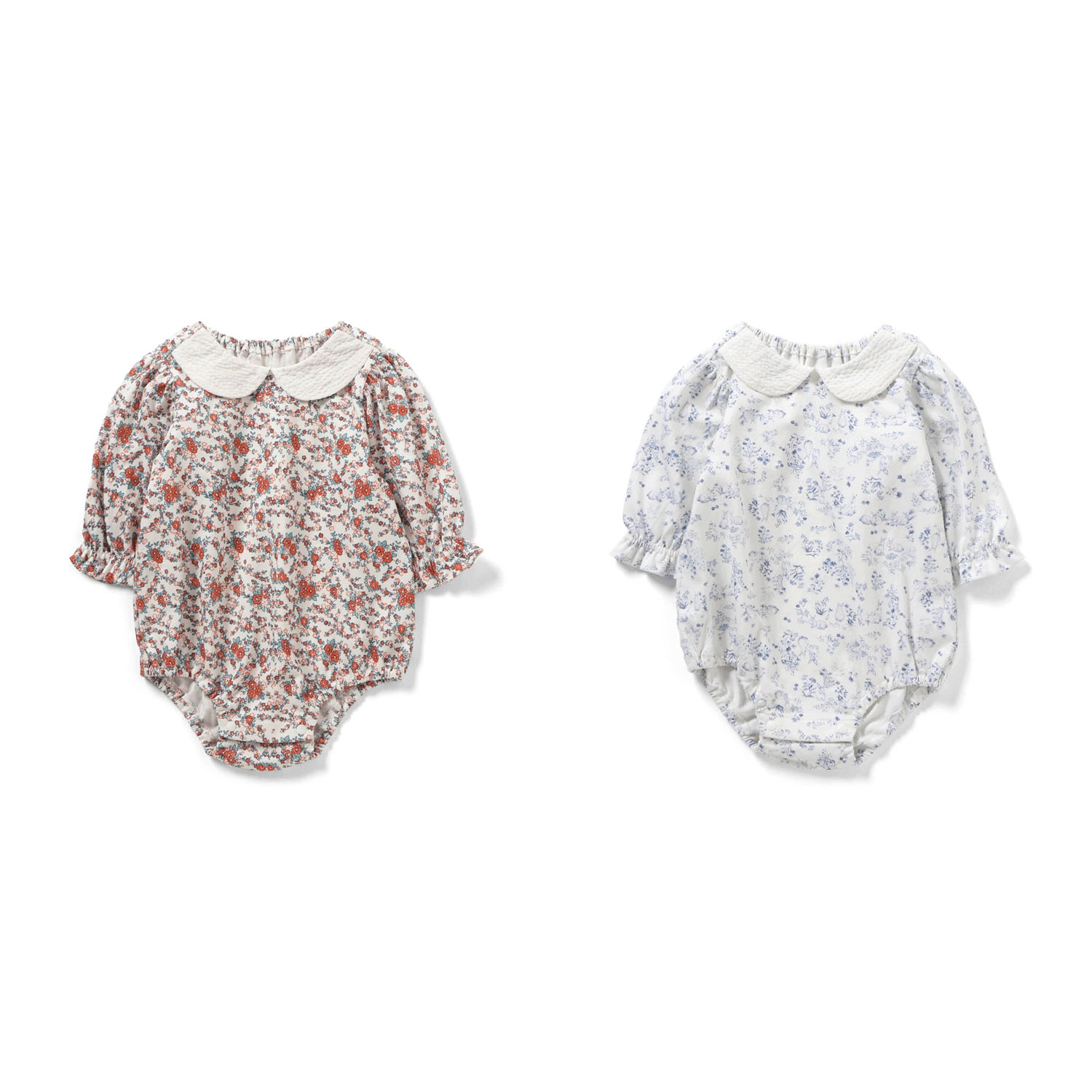 ナインチェ・プチフルール総柄ボディスーツ